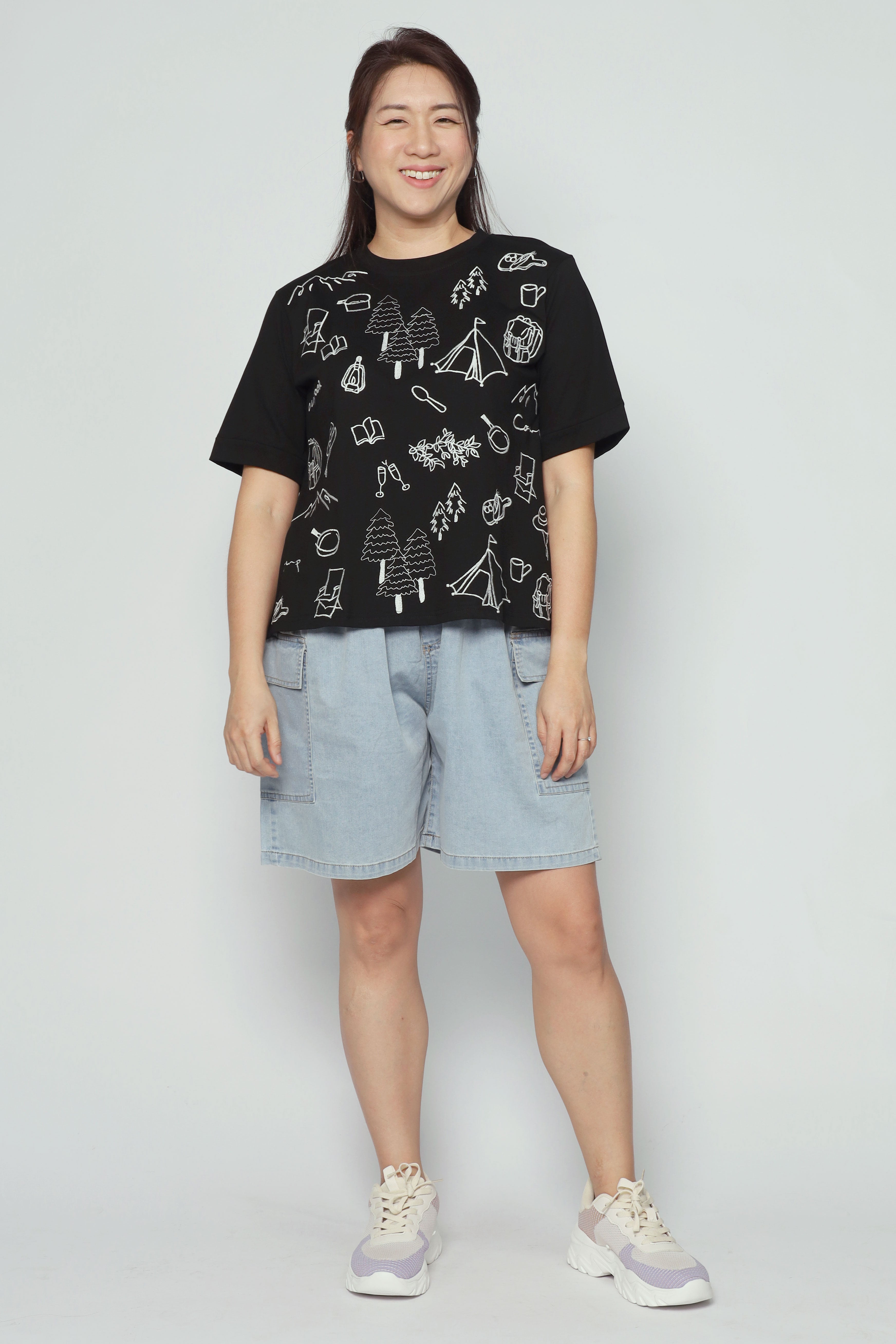 Picnic at the Park Embroidered Top