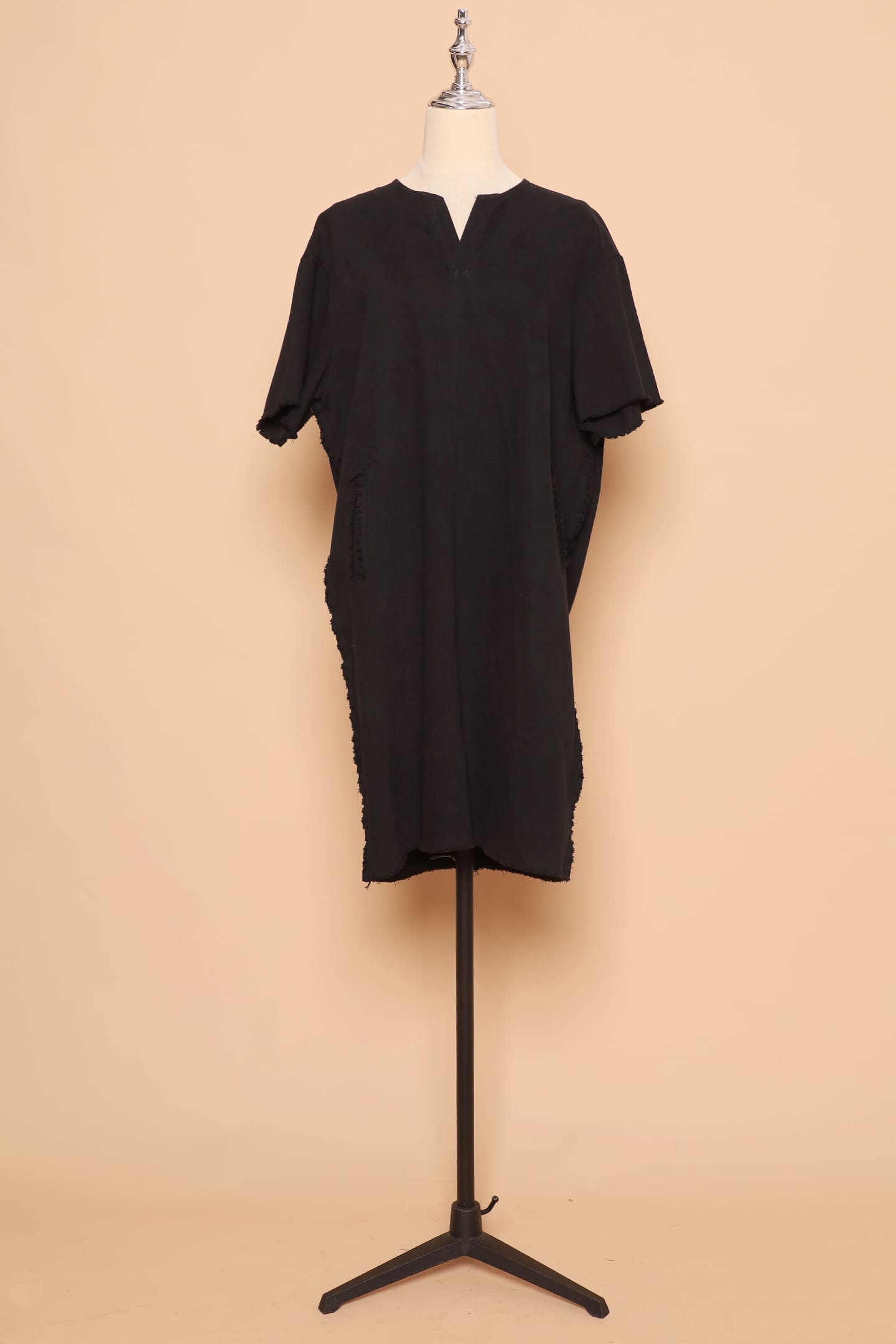 PO - Pedro Denim Dress in Black