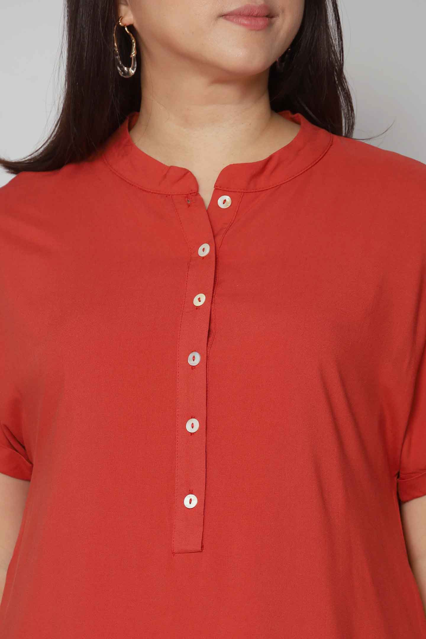 Penn Dress in Burnt Orange