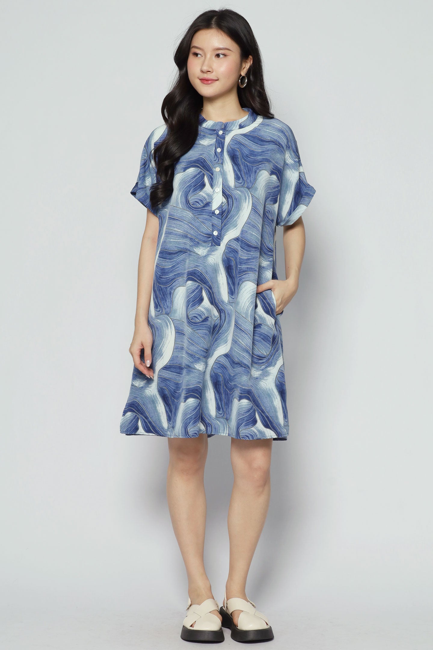 Penn Dress in Blue Cove