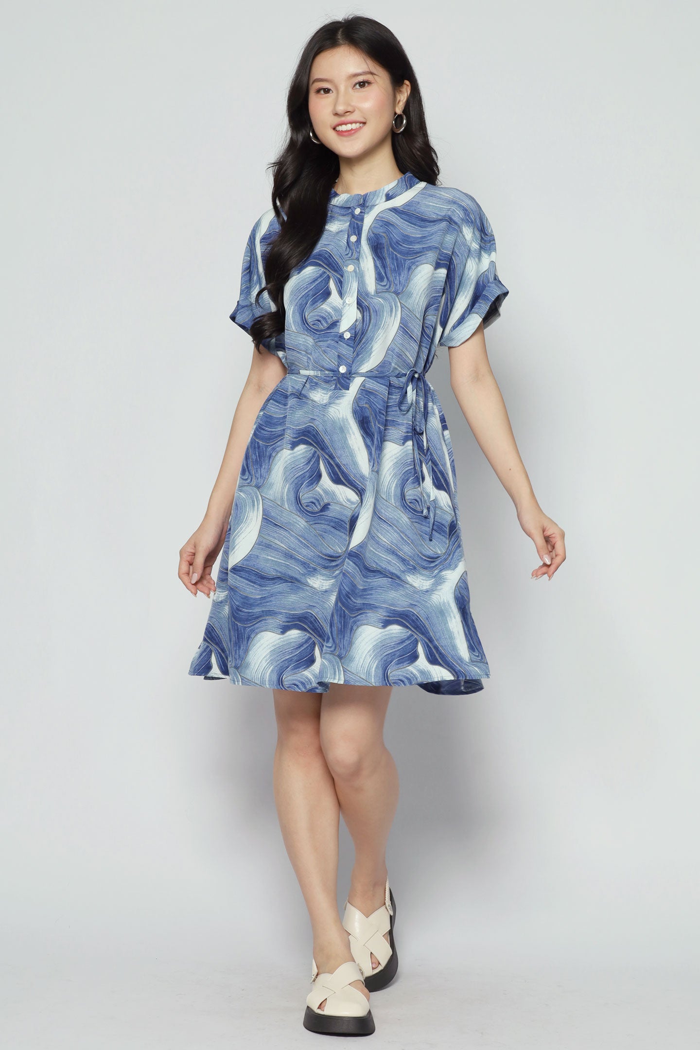 Penn Dress in Blue Cove
