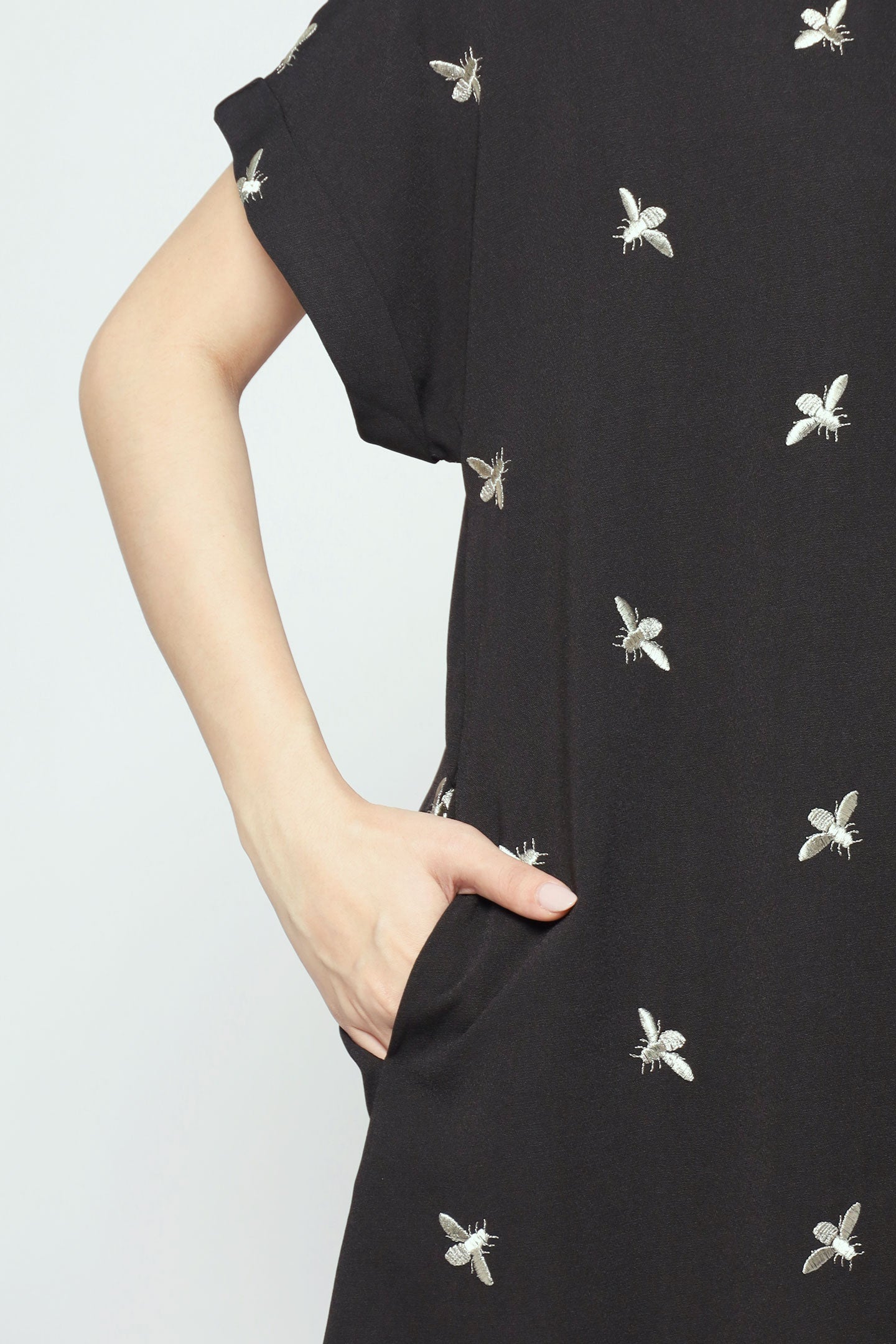 Penn Dress in Champagne Bee