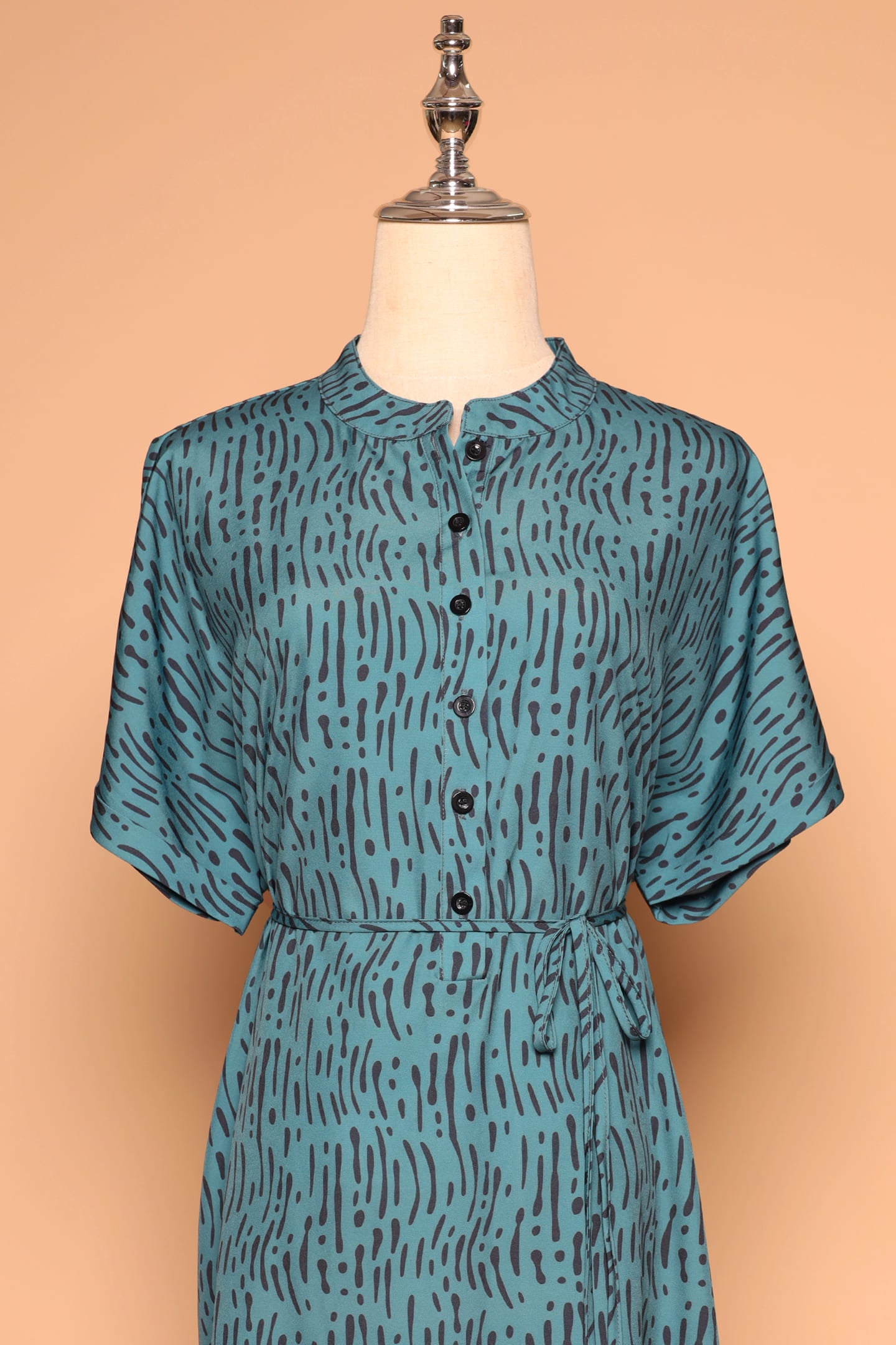 PO - Penn Dress in Green Bonanza