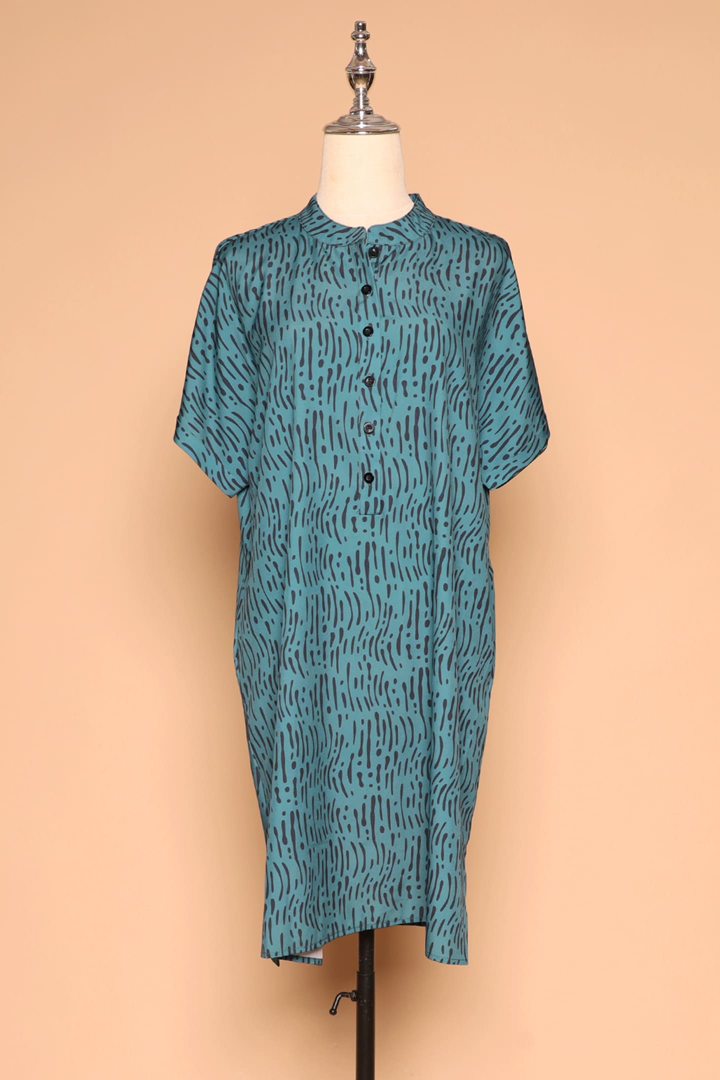PO - Penn Dress in Green Bonanza