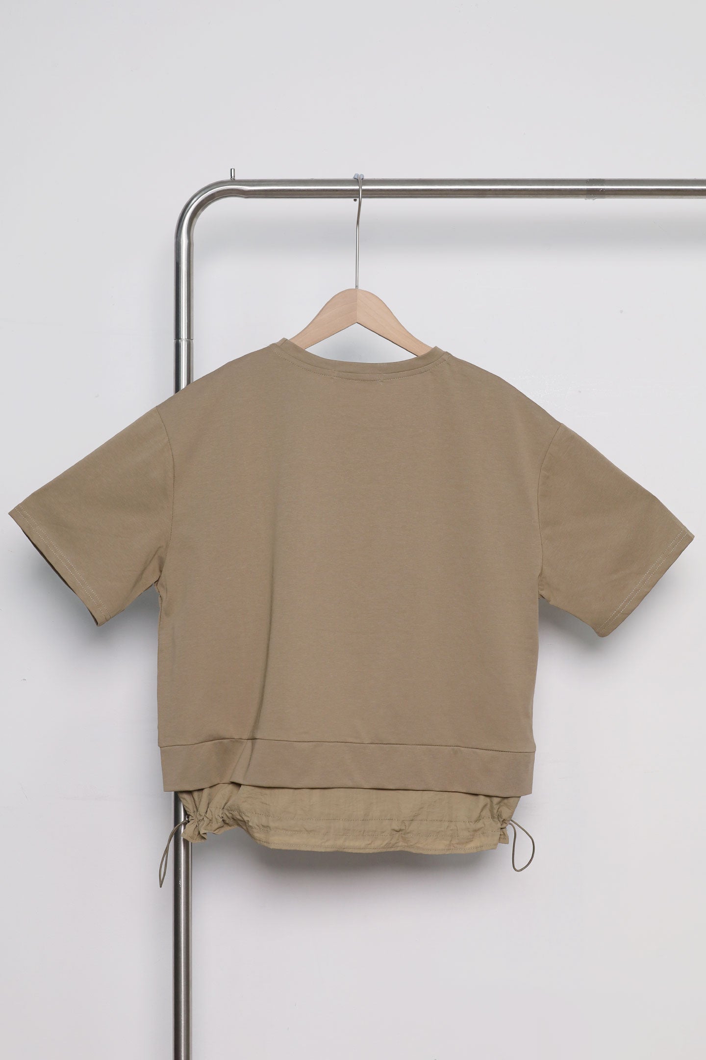 Easy by TE - Raffles Geometric Top in Khaki