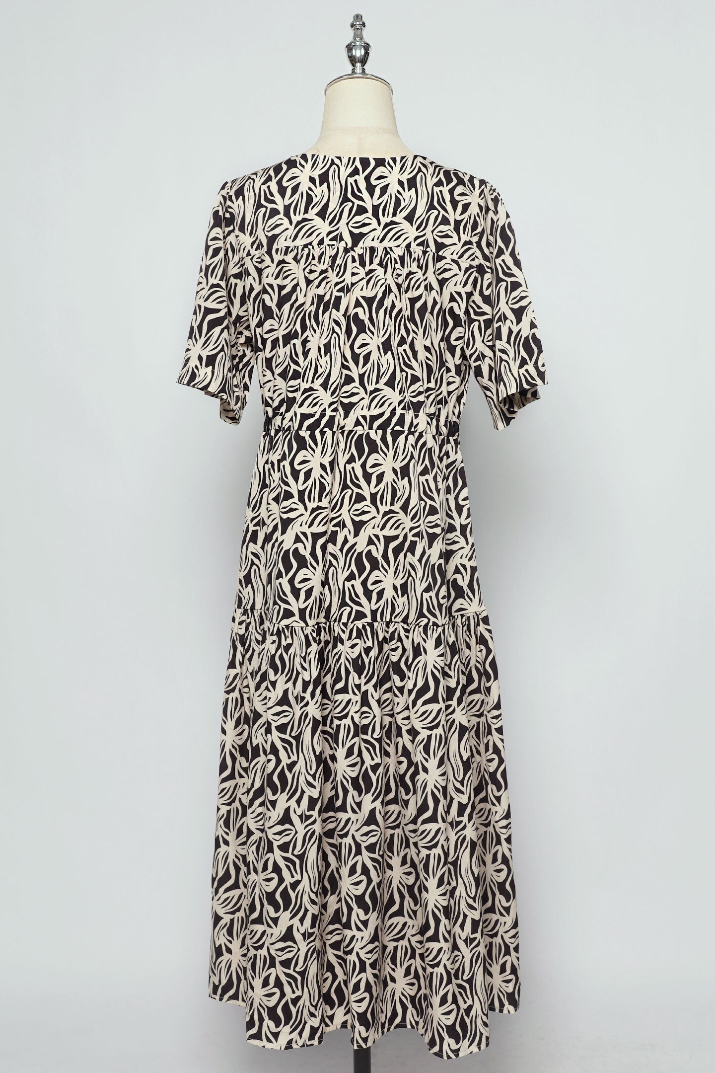 PO - Reisha Dress in Palm Noir
