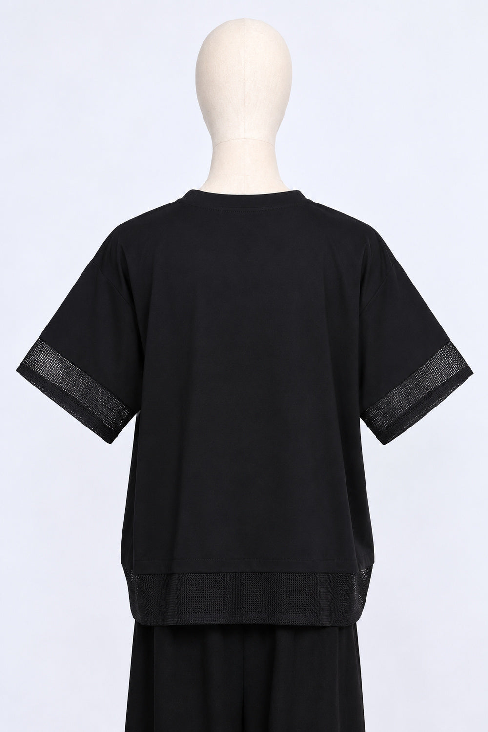 PO - Ruru Netted Top in Black
