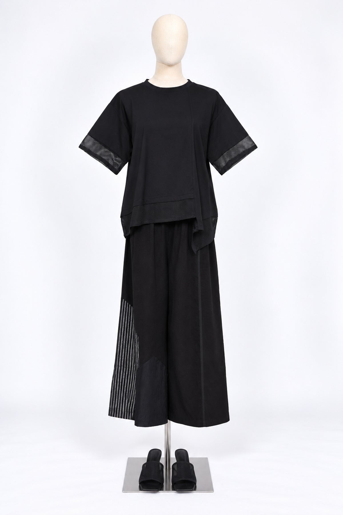 PO - Ruru Netted Top in Black