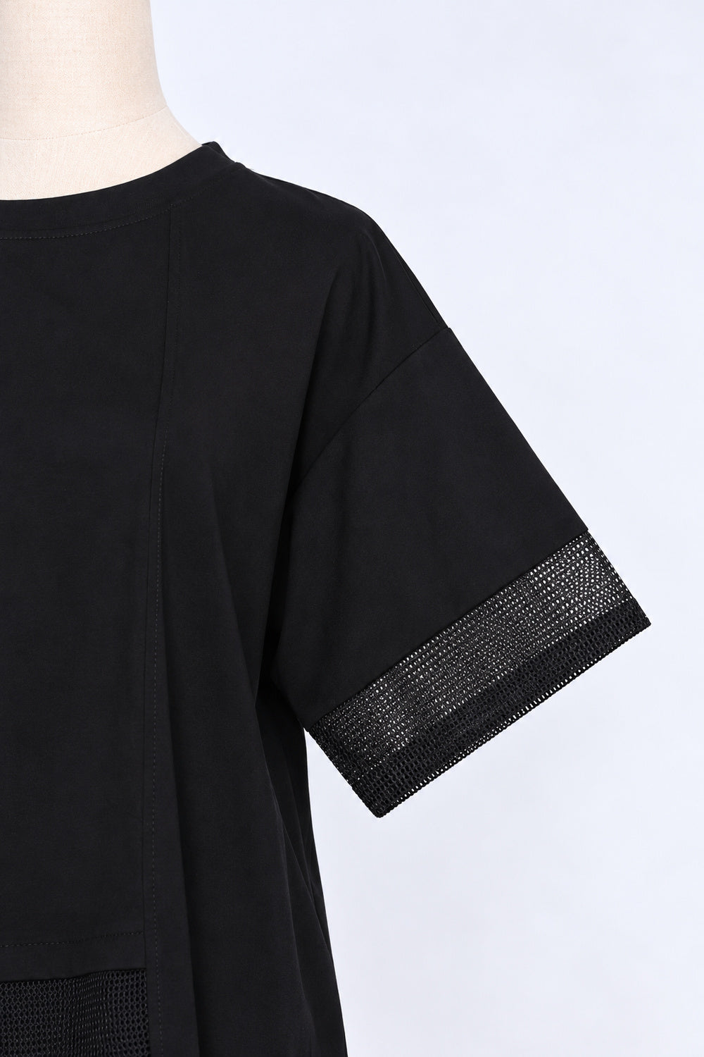 PO - Ruru Netted Top in Black