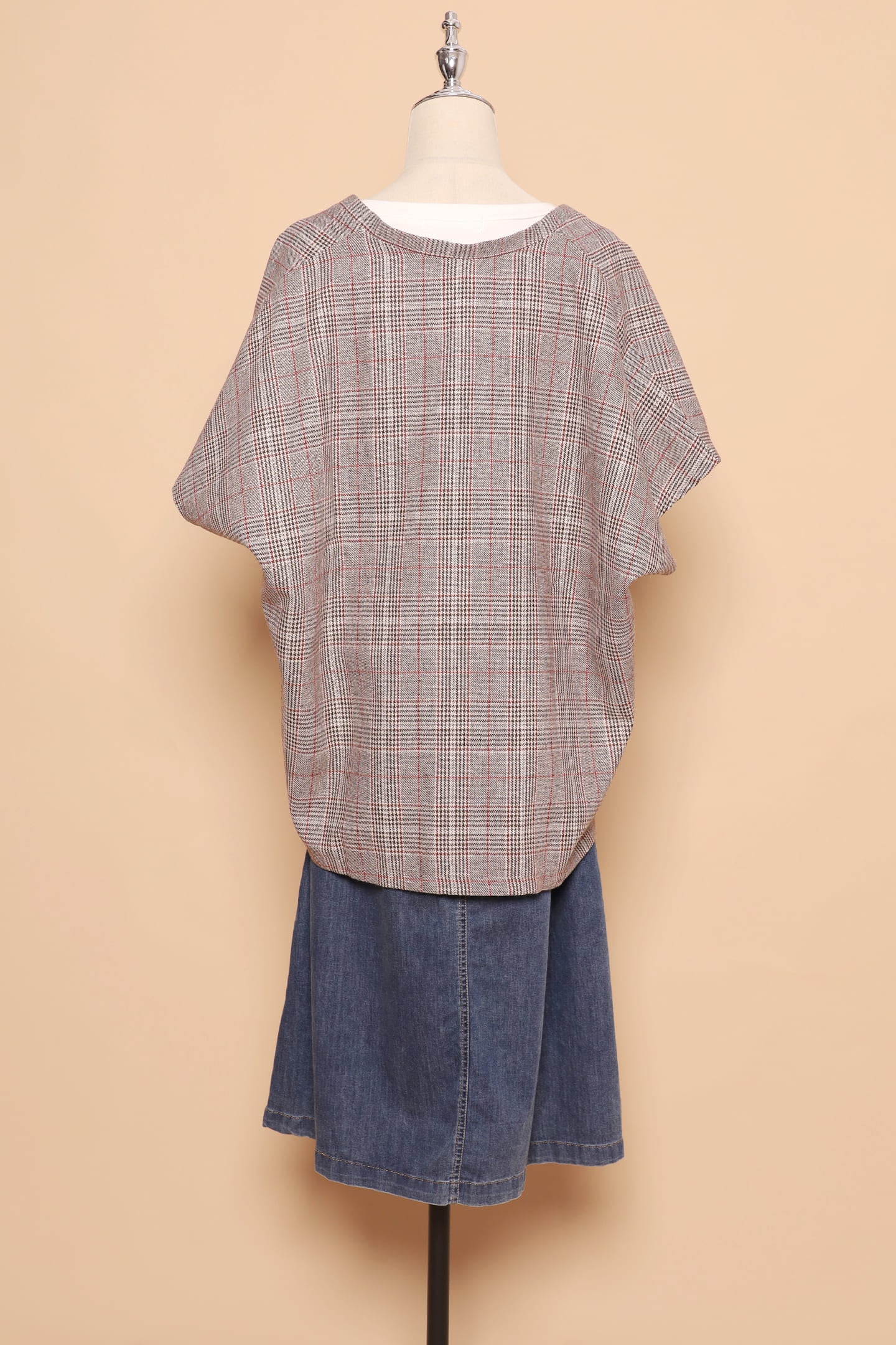 PO - Ryanne Zipper Jacket in Checks