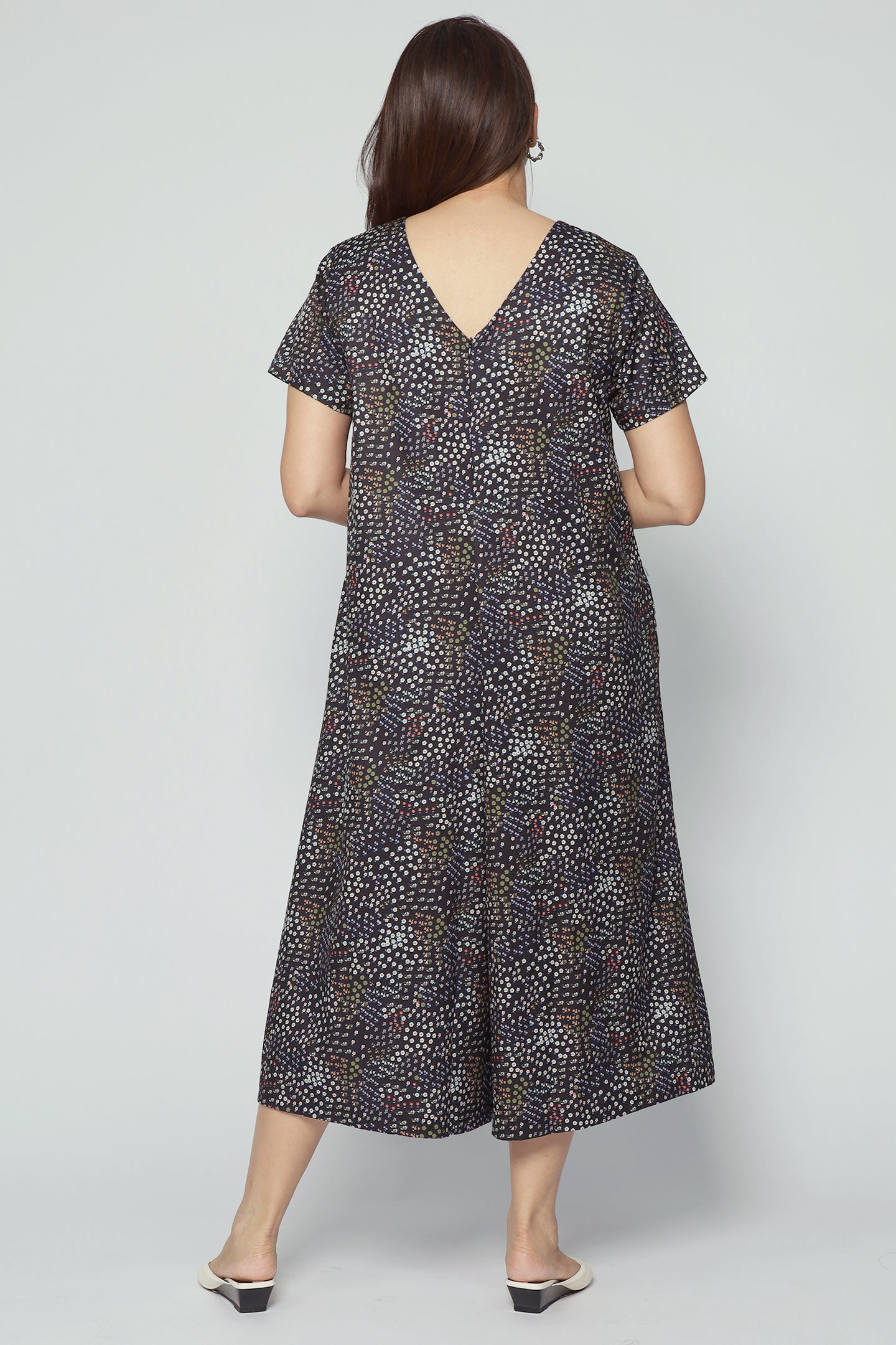 Shirokuro Jumpsuit in Tiny Florets