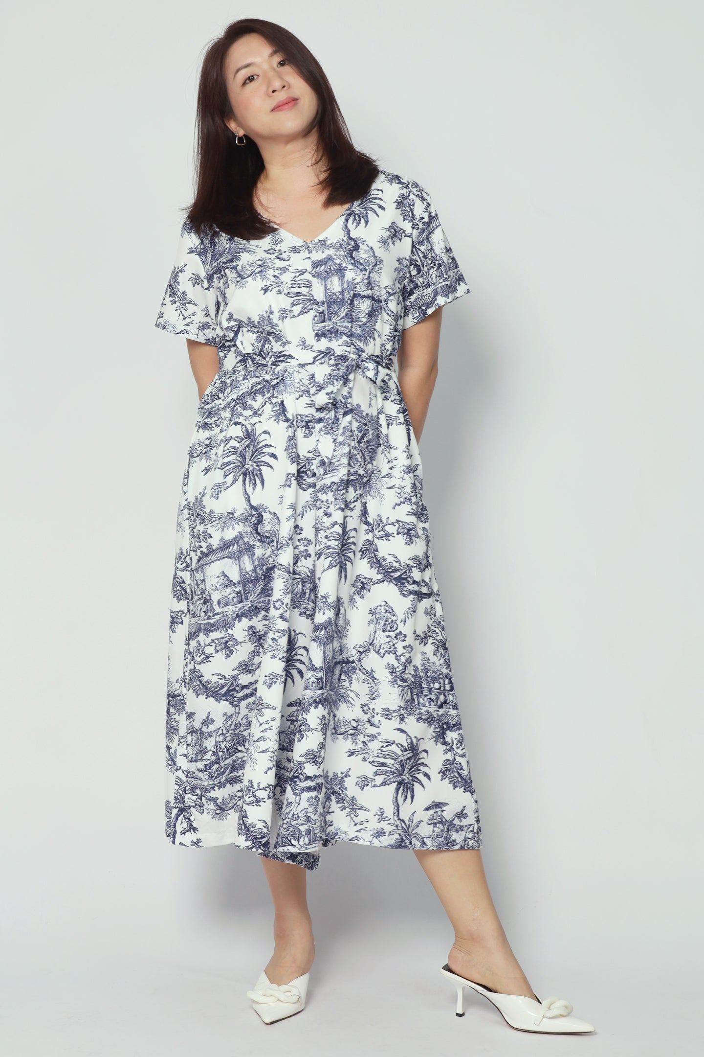 Backorders Shirokuro Jumpsuit in Leafy Retreat