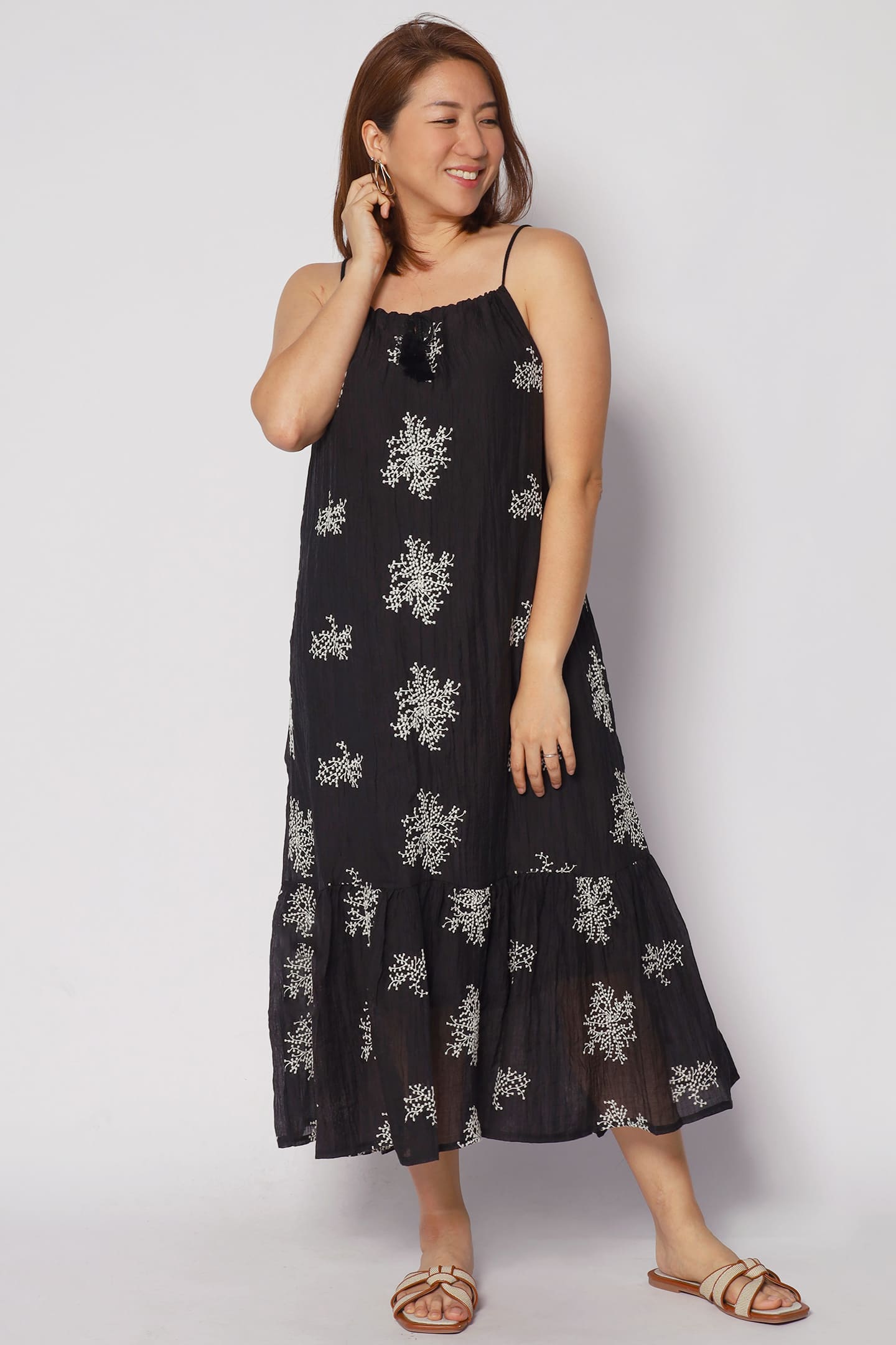 Samaria Floral Crochet Dress