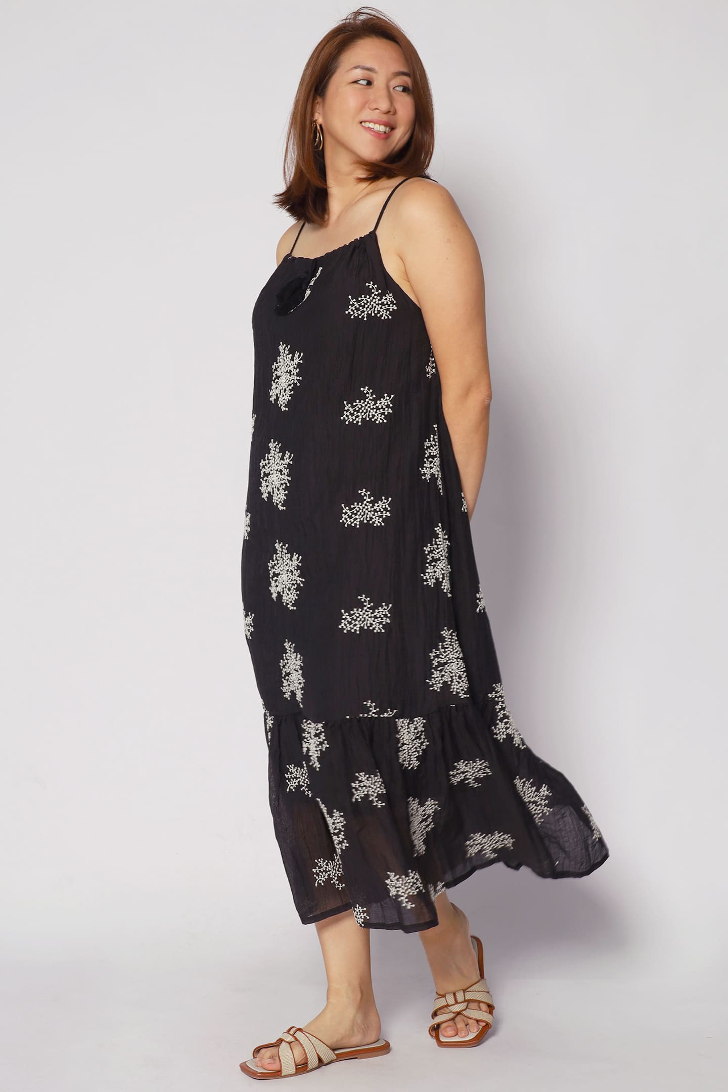 Samaria Floral Crochet Dress