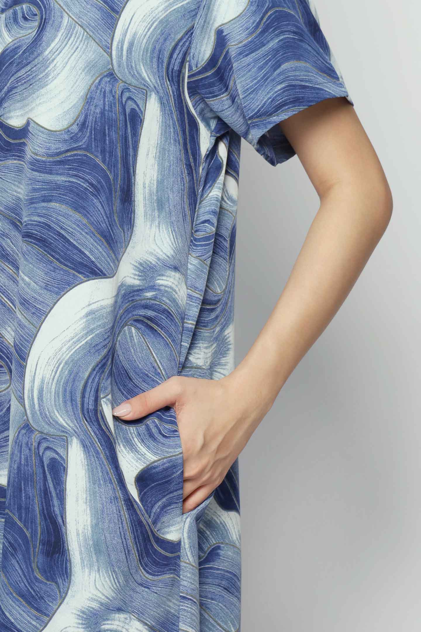 Shirokuro Jumpsuit in Blue Cove