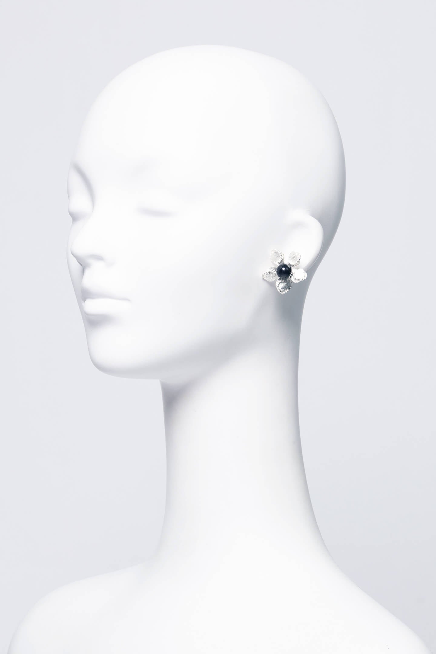 Vintage Metal Flower Earrings