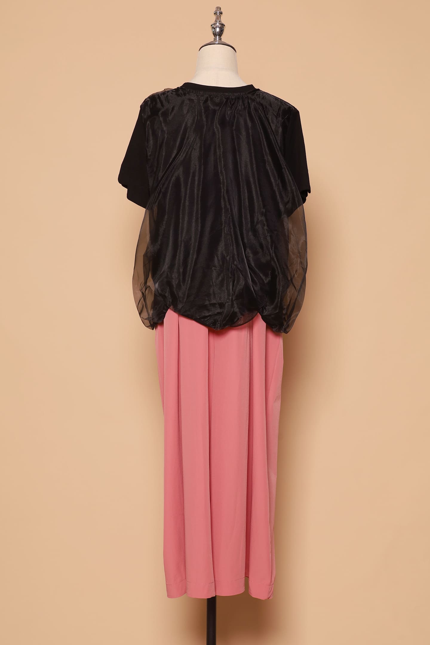 PO - Sisi Organza Top in Black