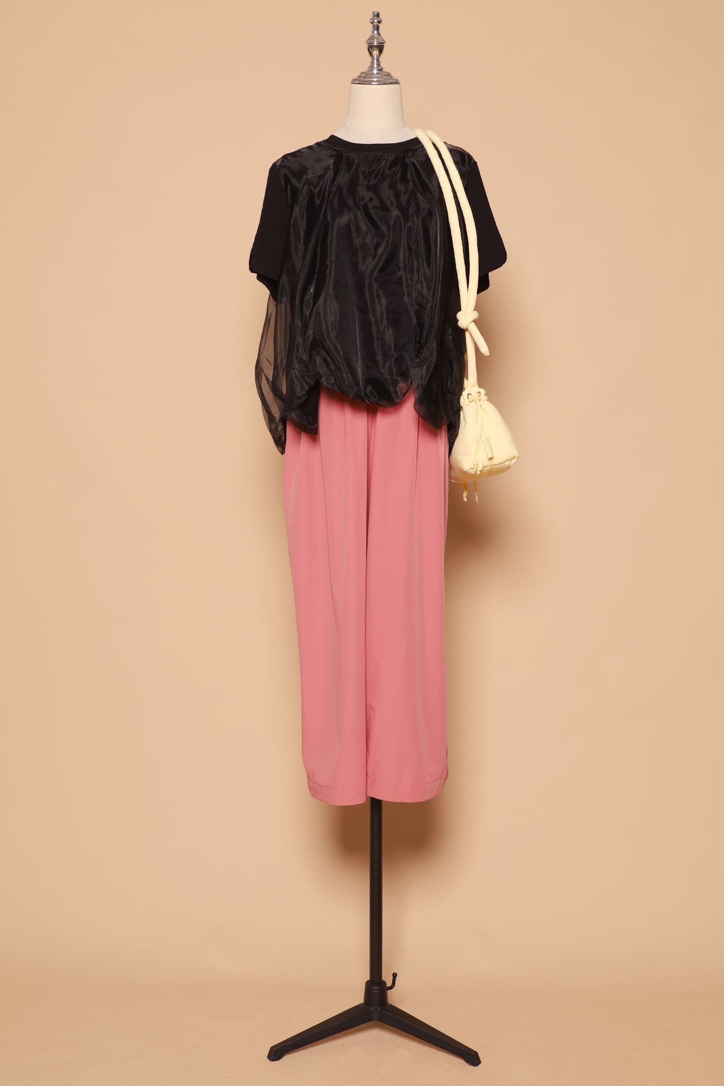 PO - Sisi Organza Top in Black