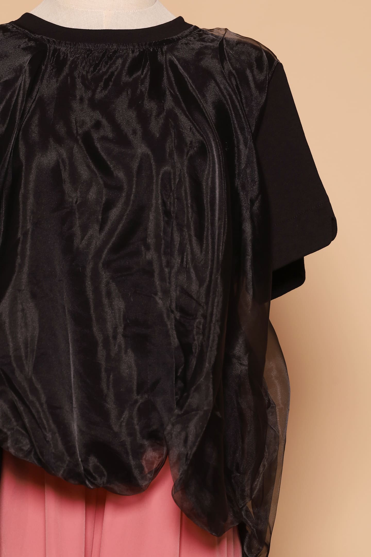 PO - Sisi Organza Top in Black