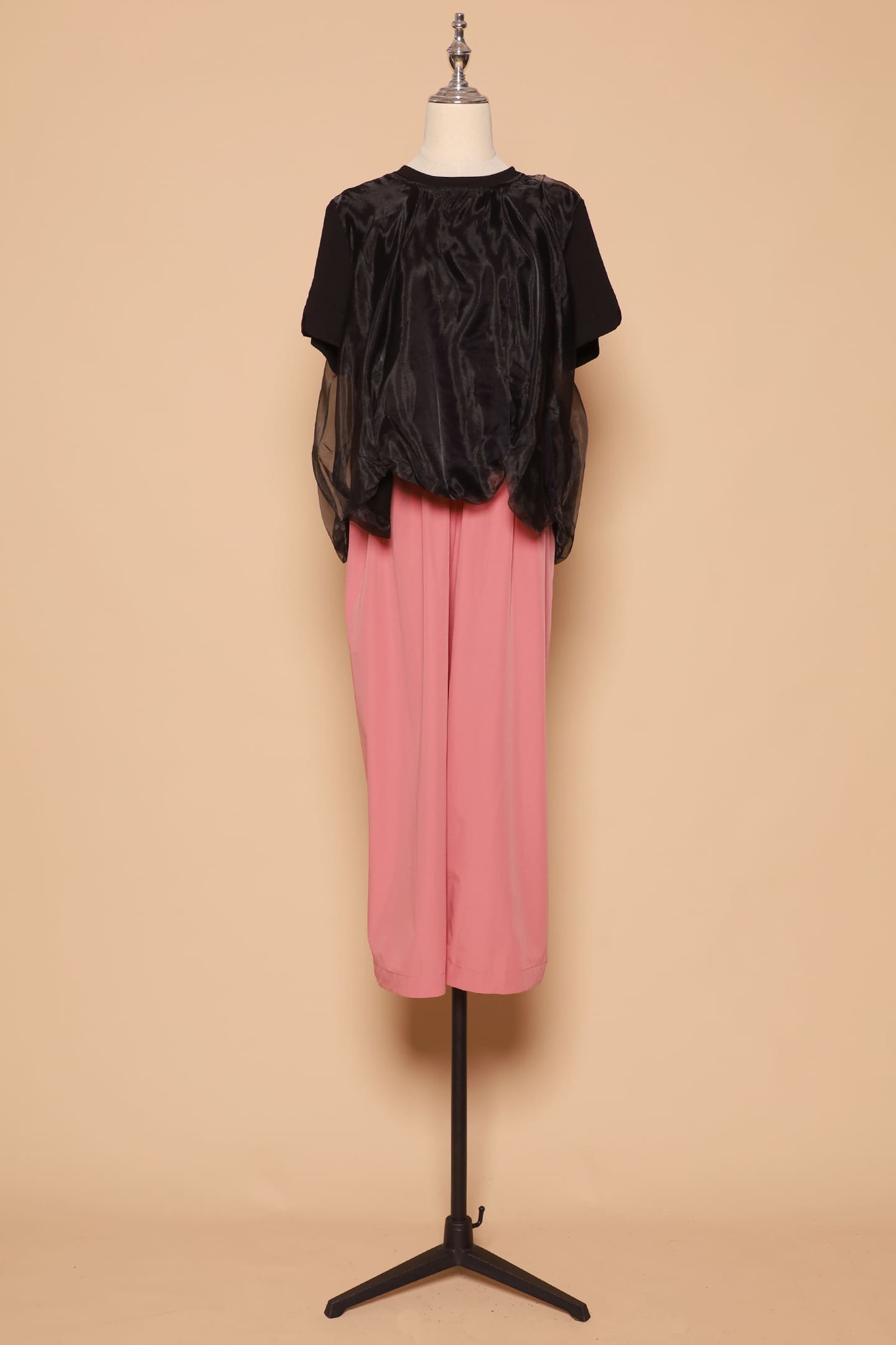 PO - Sisi Organza Top in Black