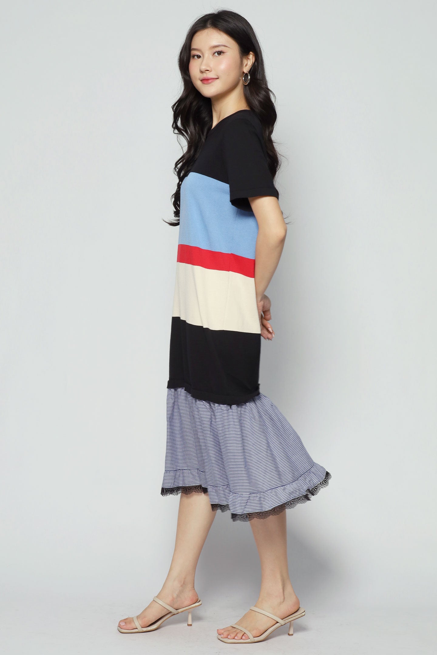 Backorder Sunday Knit Colourblock Dress