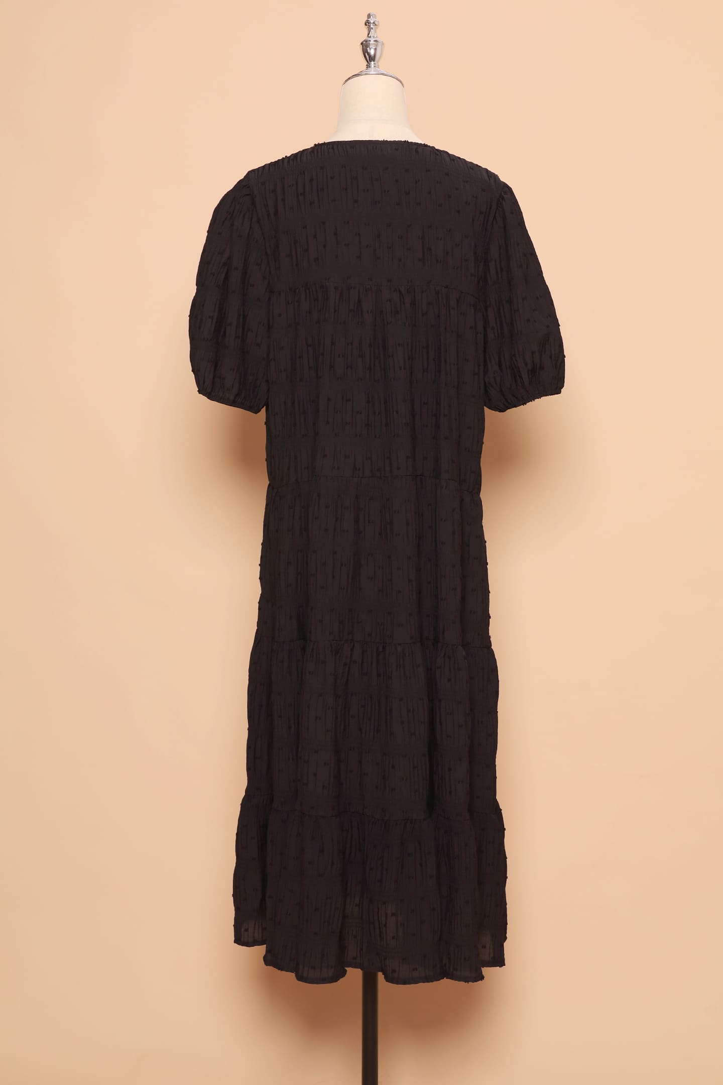 PO - Sydney Dress in Black Texture
