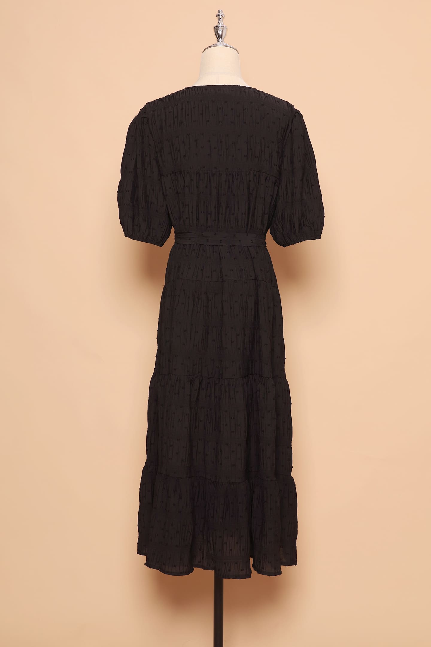 PO - Sydney Dress in Black Texture