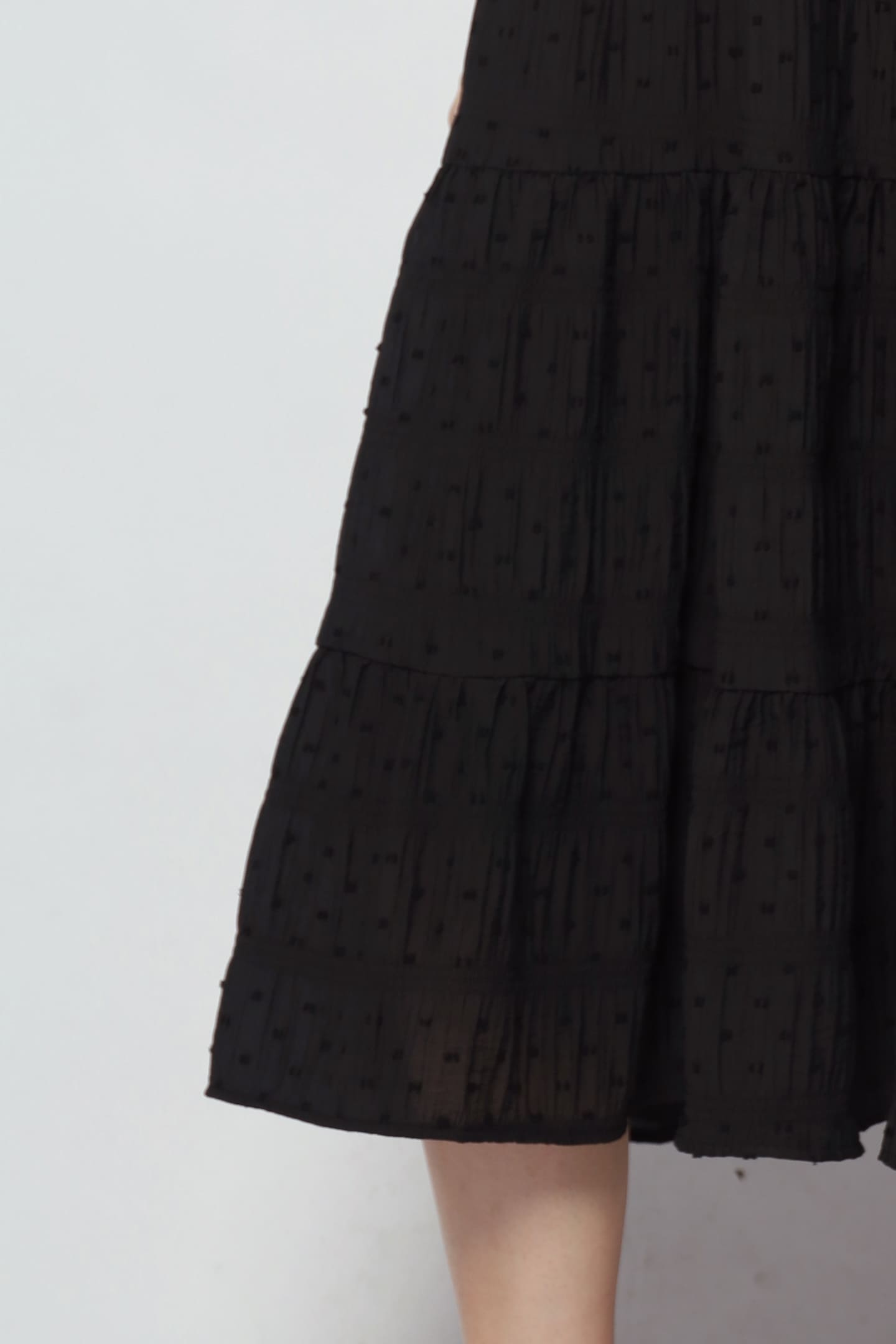 Sydney Dress in Black Texture