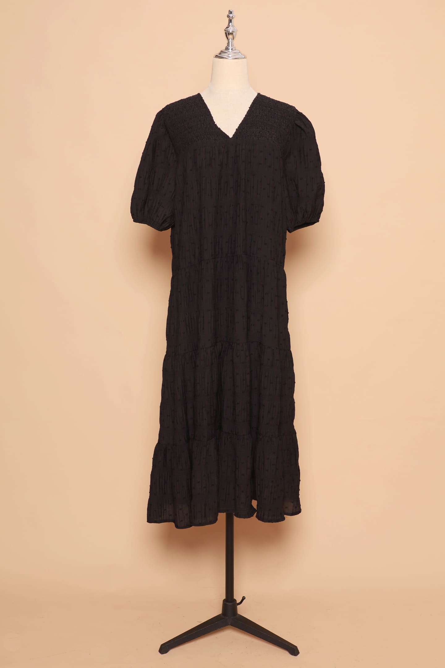 PO - Sydney Dress in Black Texture