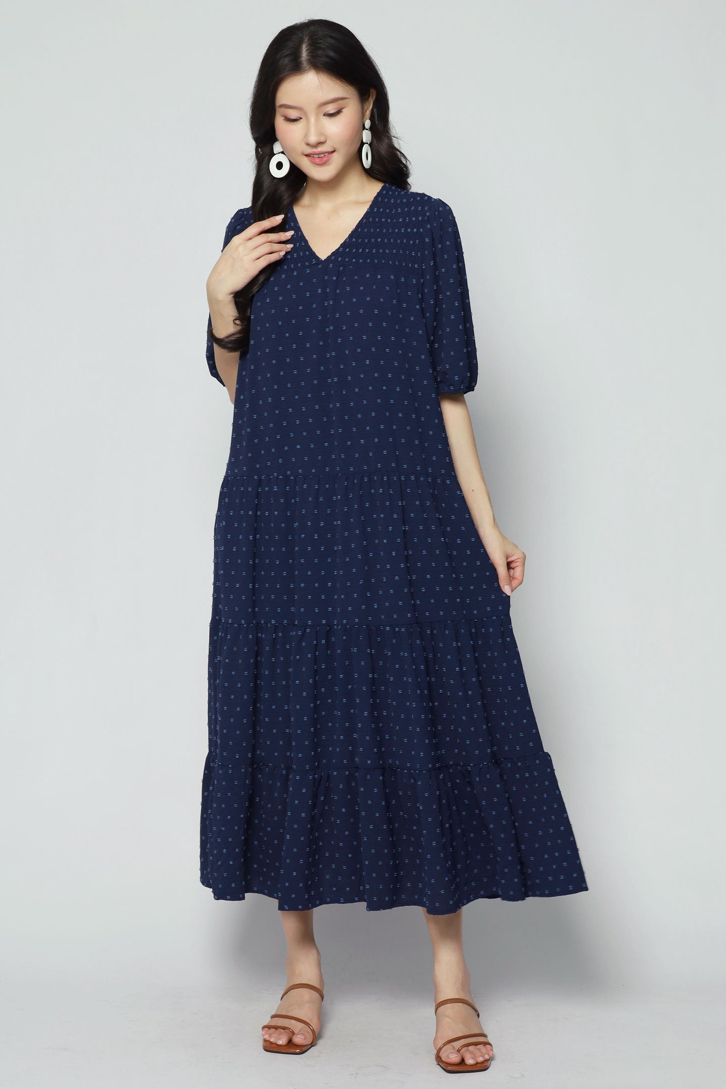 Sydney Dress in Blessed Indigo