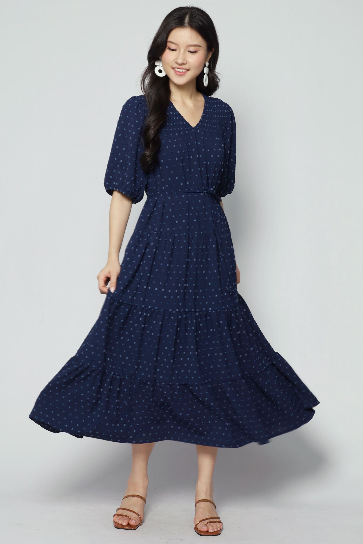 Sydney Dress in Blessed Indigo