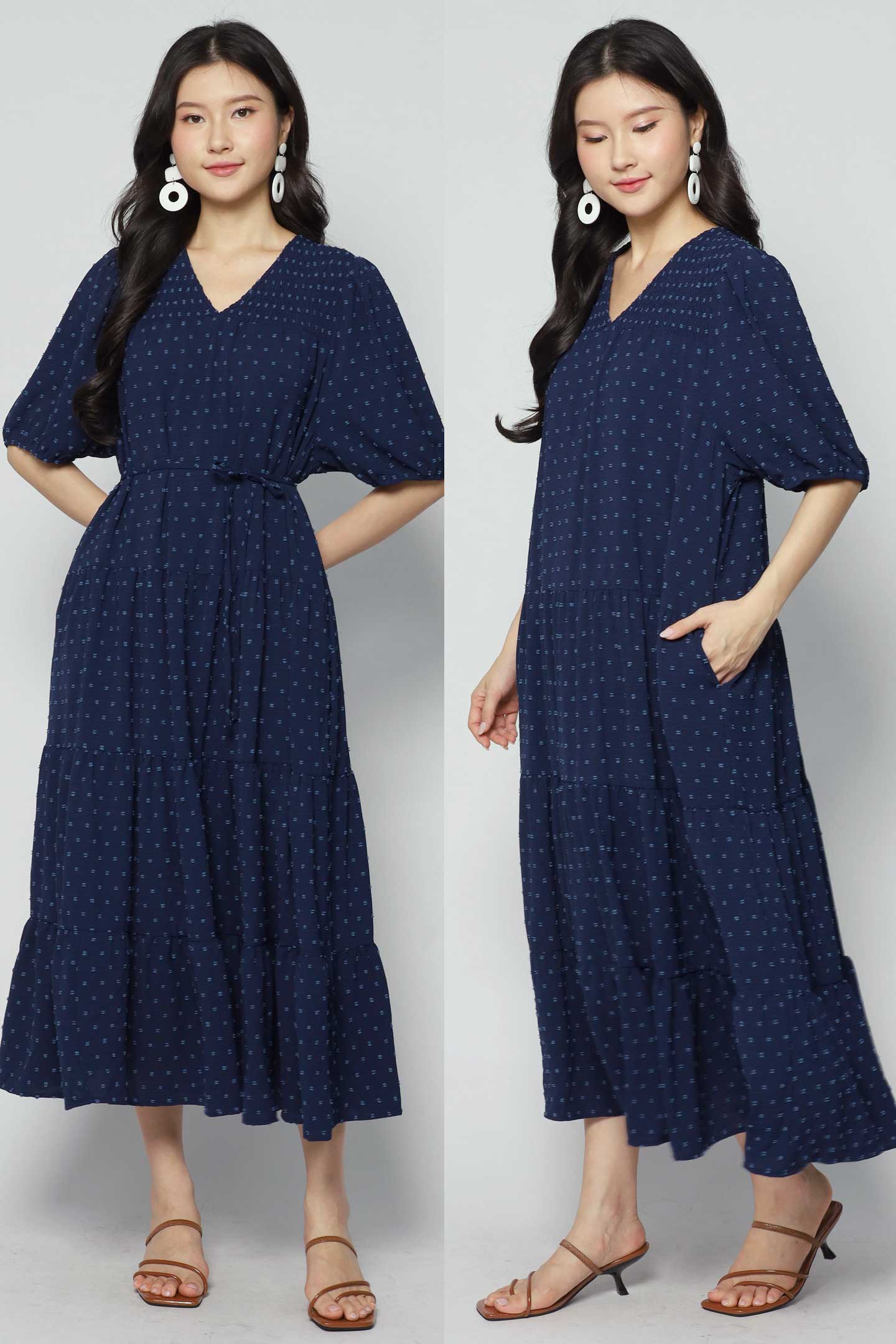 Sydney Dress in Blessed Indigo