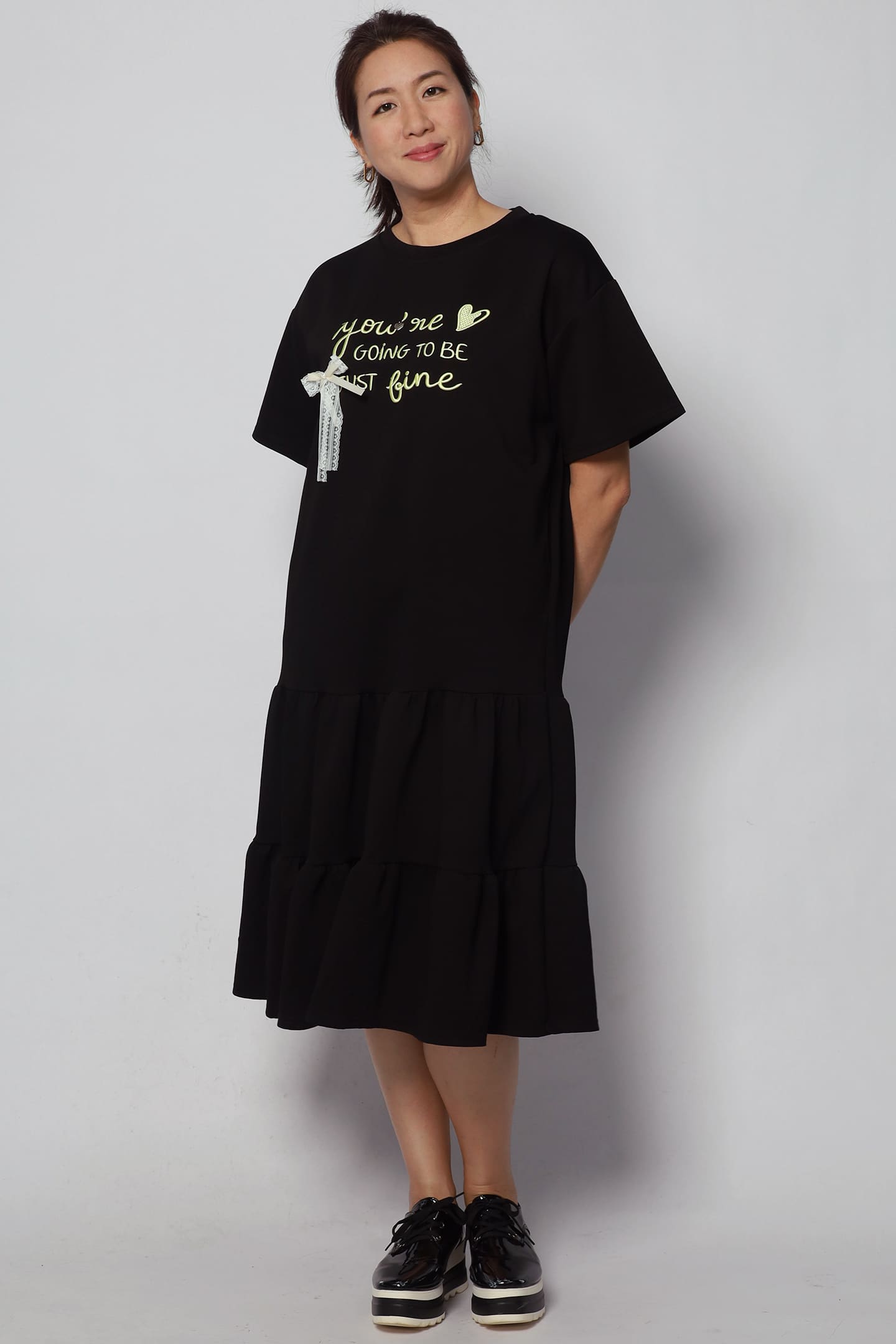 That Fine Embroidered Dress in Black