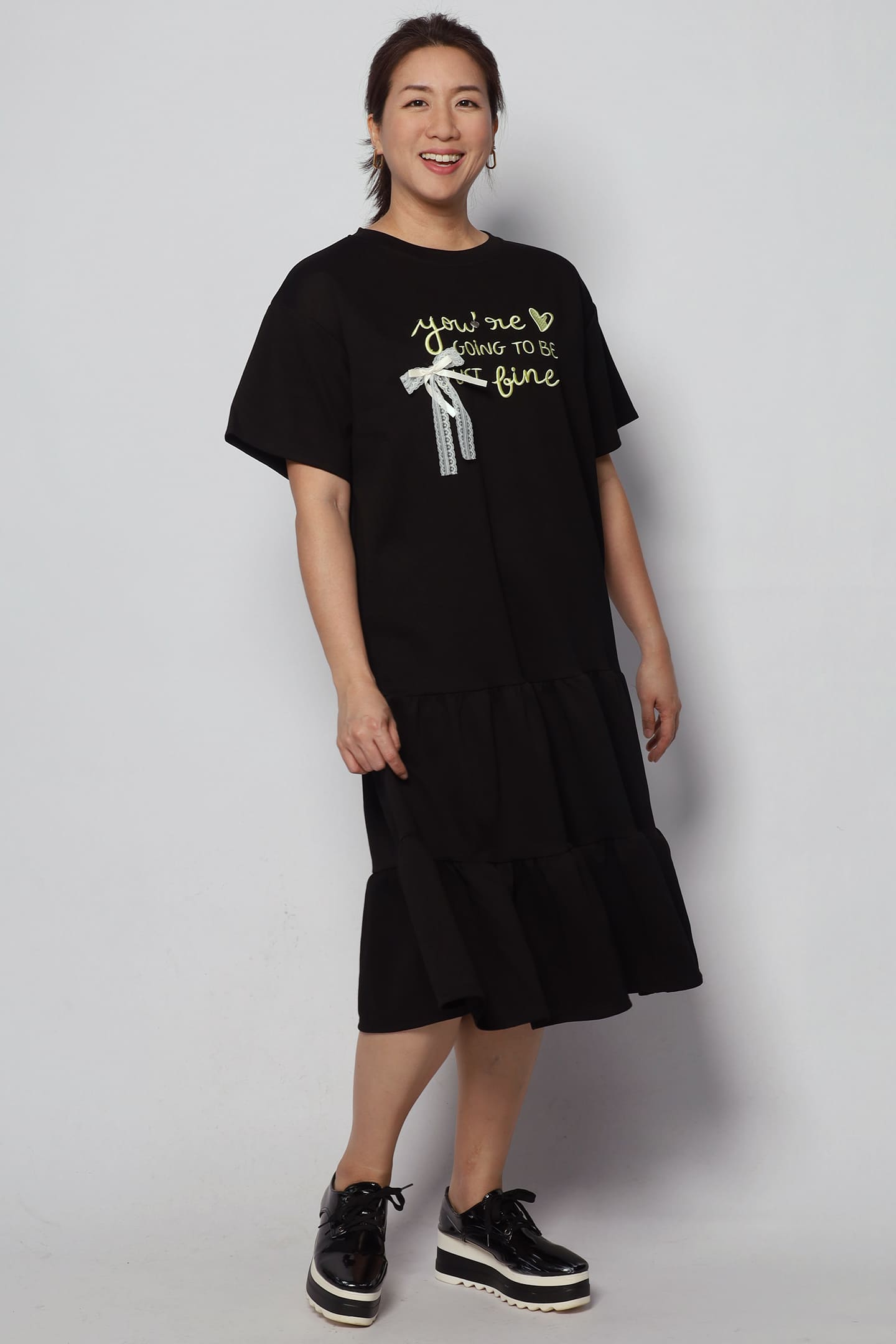 That Fine Embroidered Dress in Black