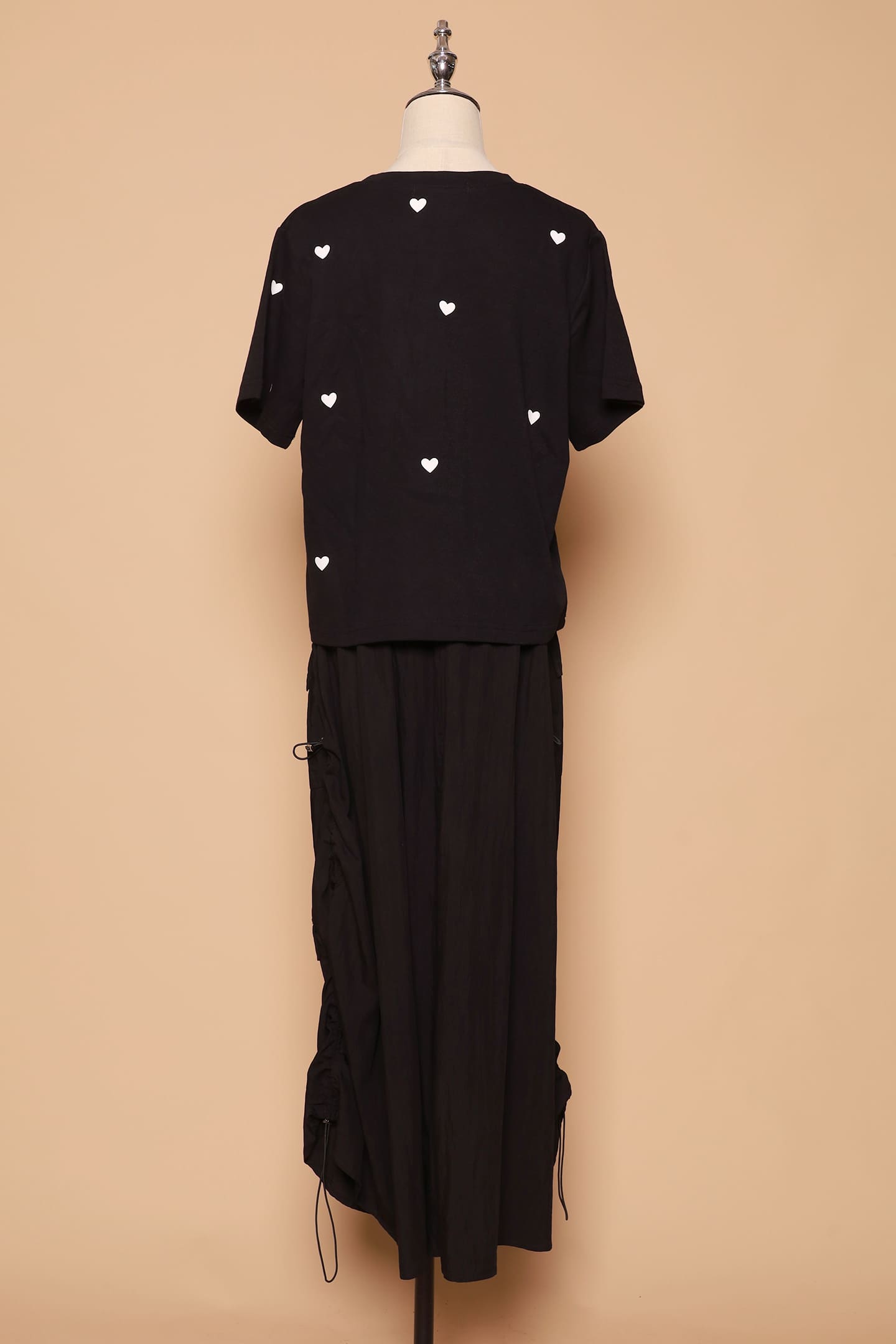 PO - Tiny Hearts Top in Black