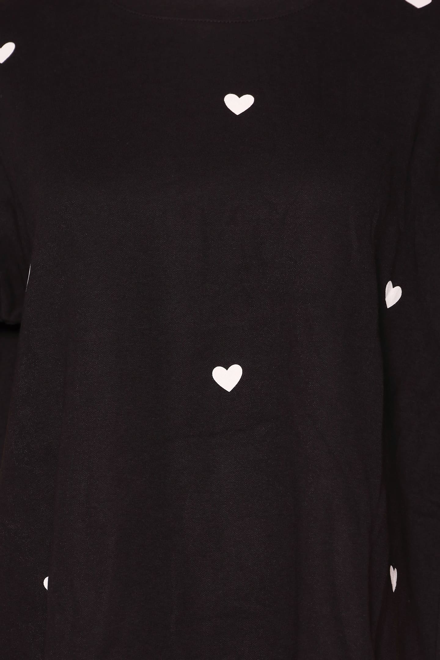 PO - Tiny Hearts Top in Black