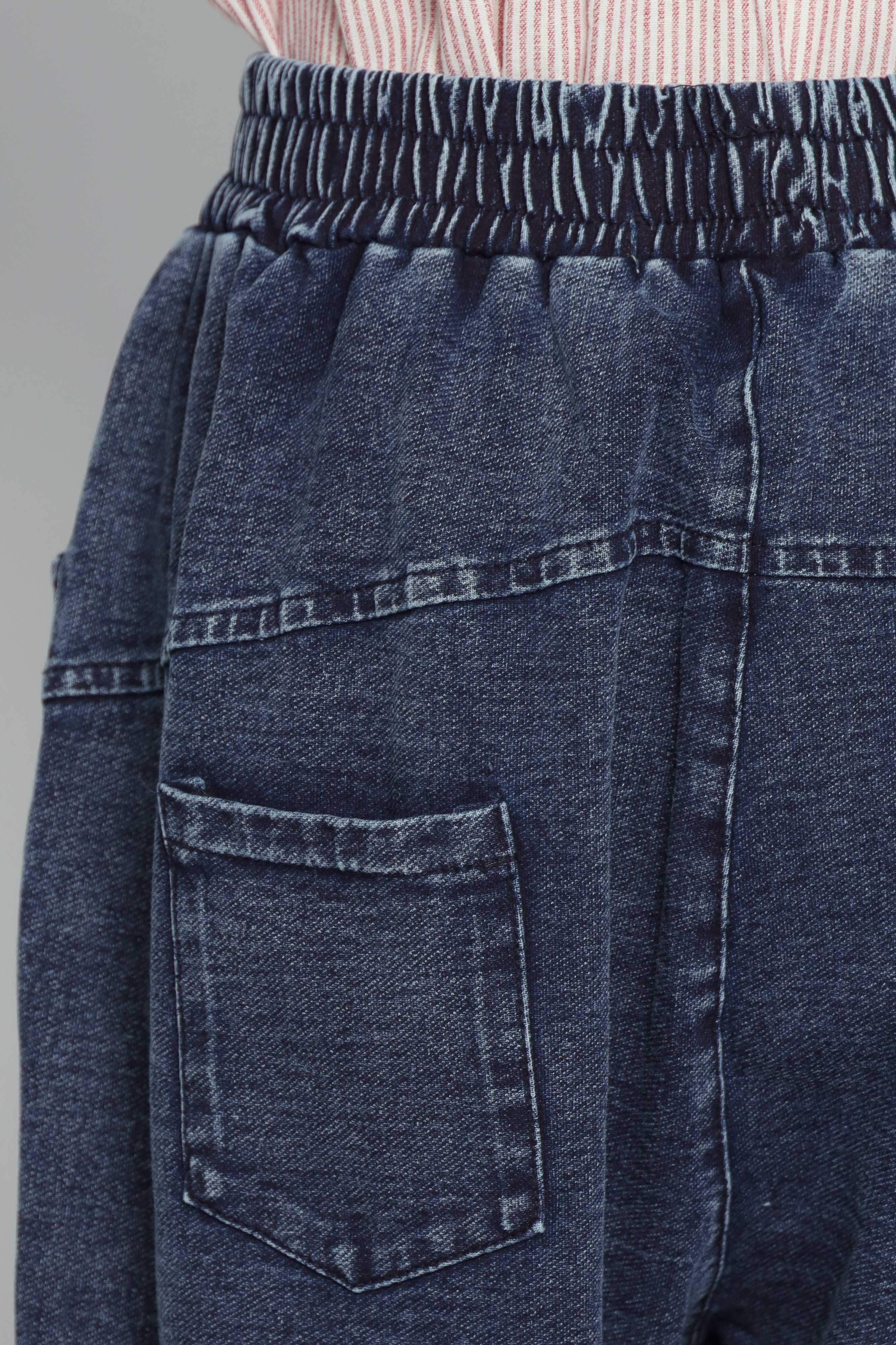 PO - Tove Pants in Plain Blue