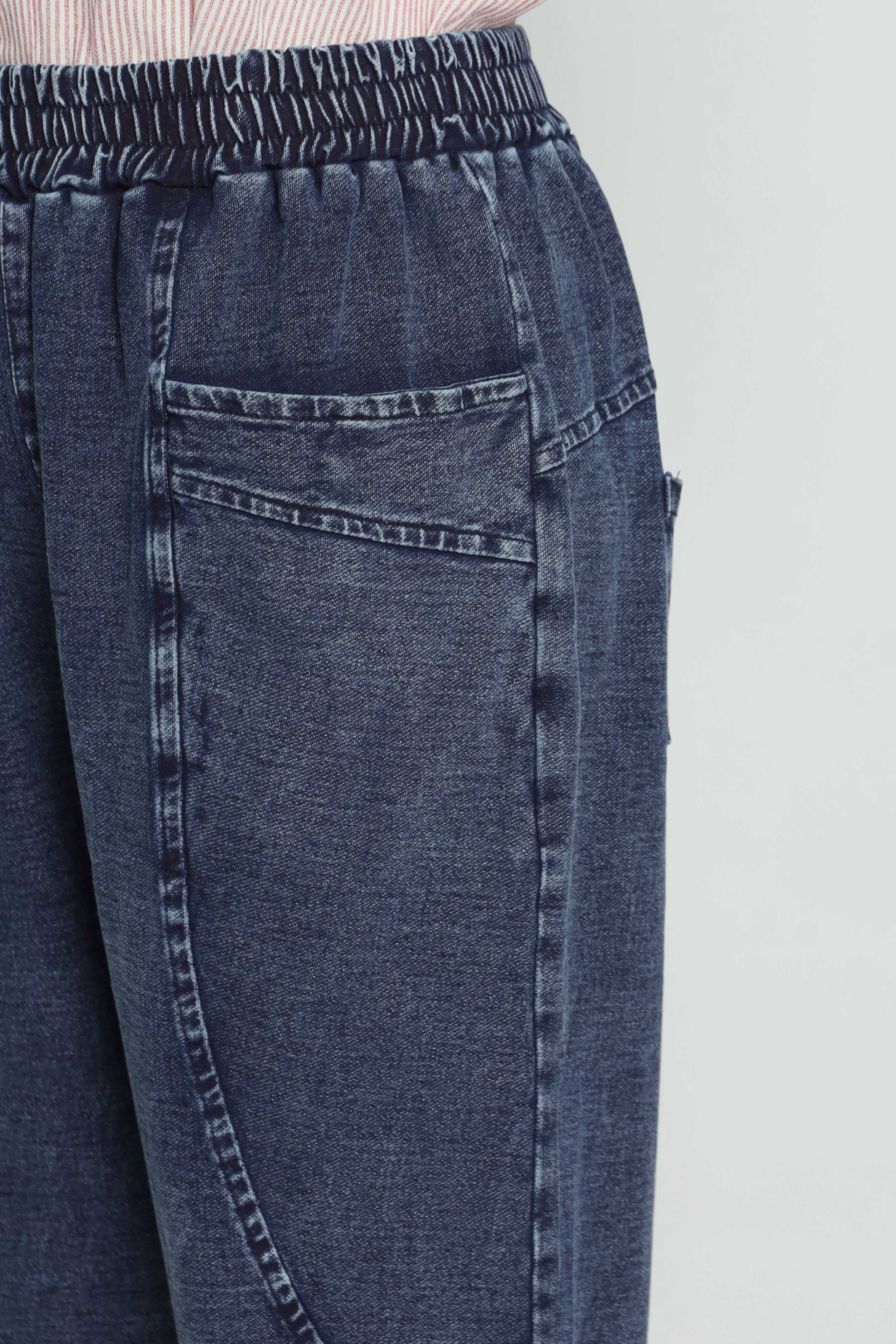 PO - Tove Pants in Plain Blue