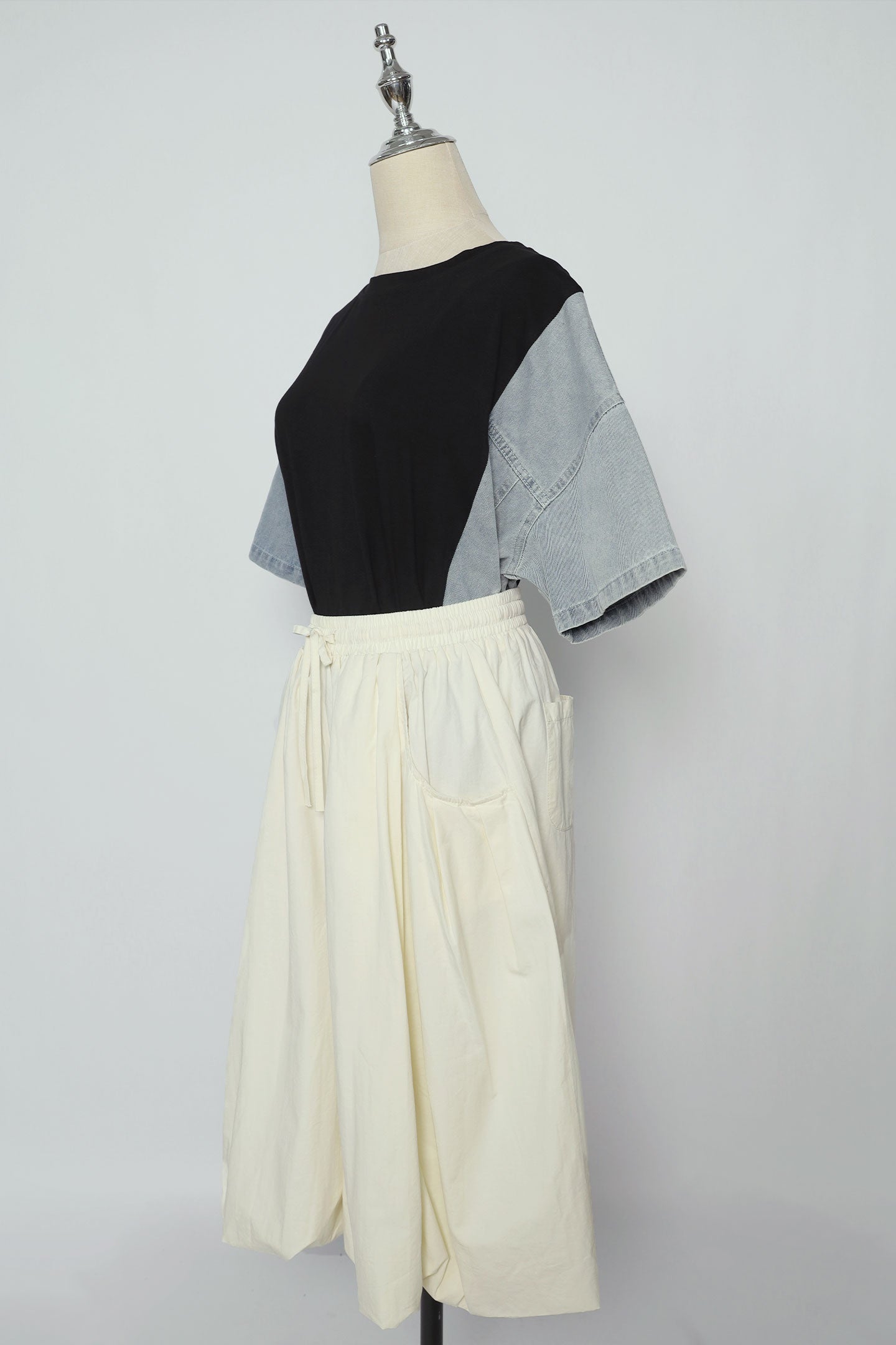 PO - Vivien Bubble Culottes in Cream