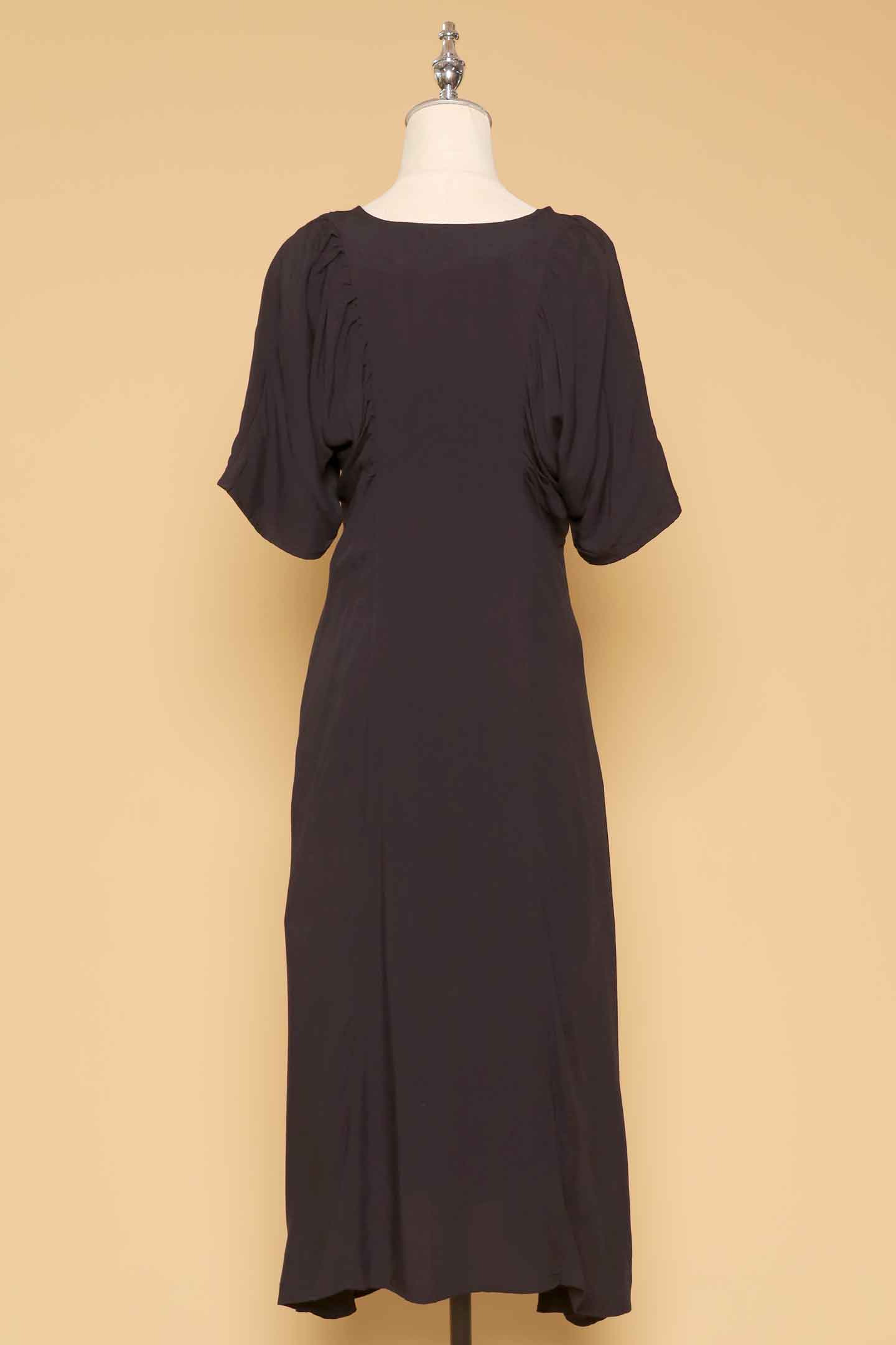 PO - Whitney V Dress in Black