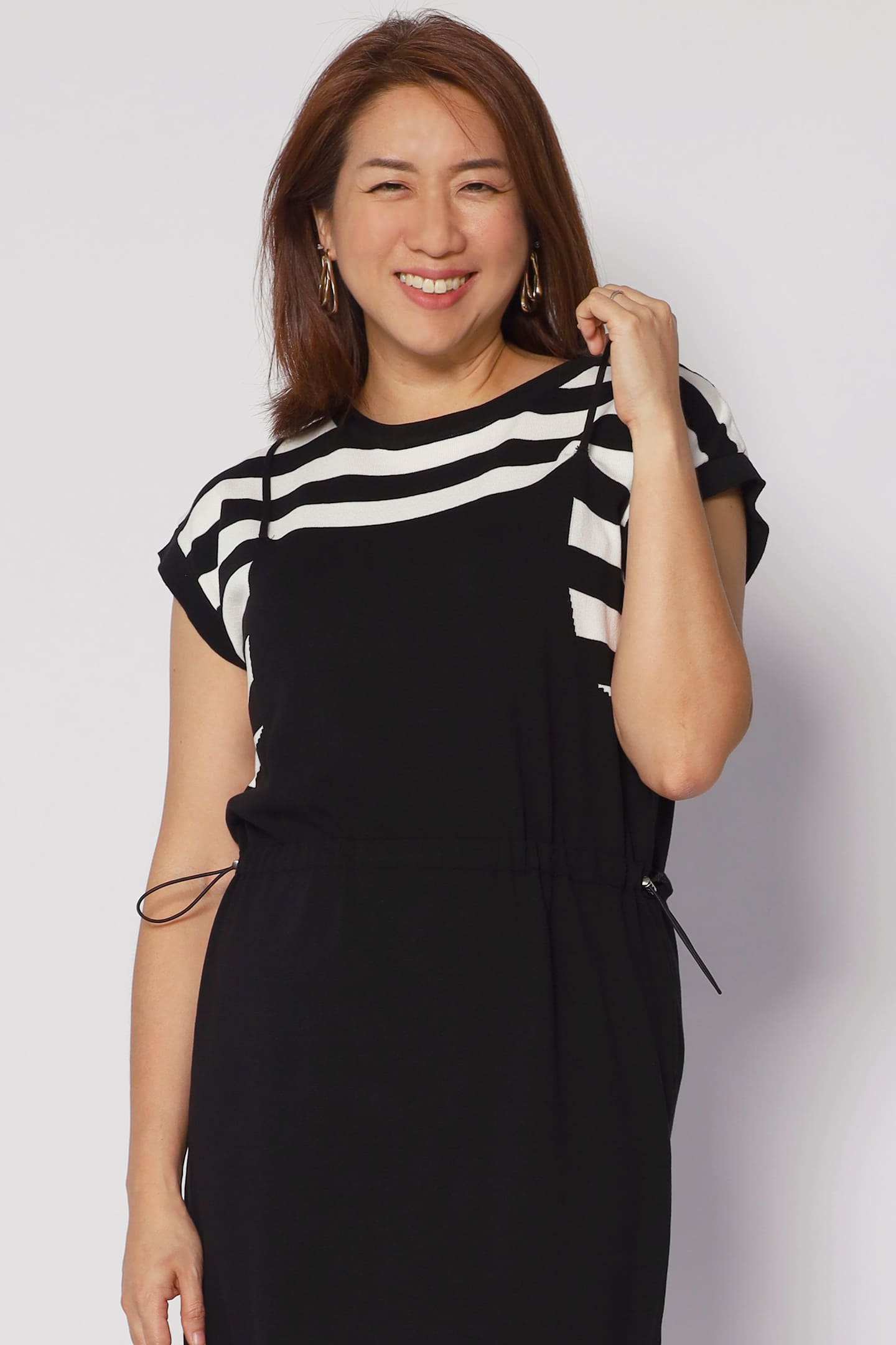 Backorders Windie Knit Dress in Stripes