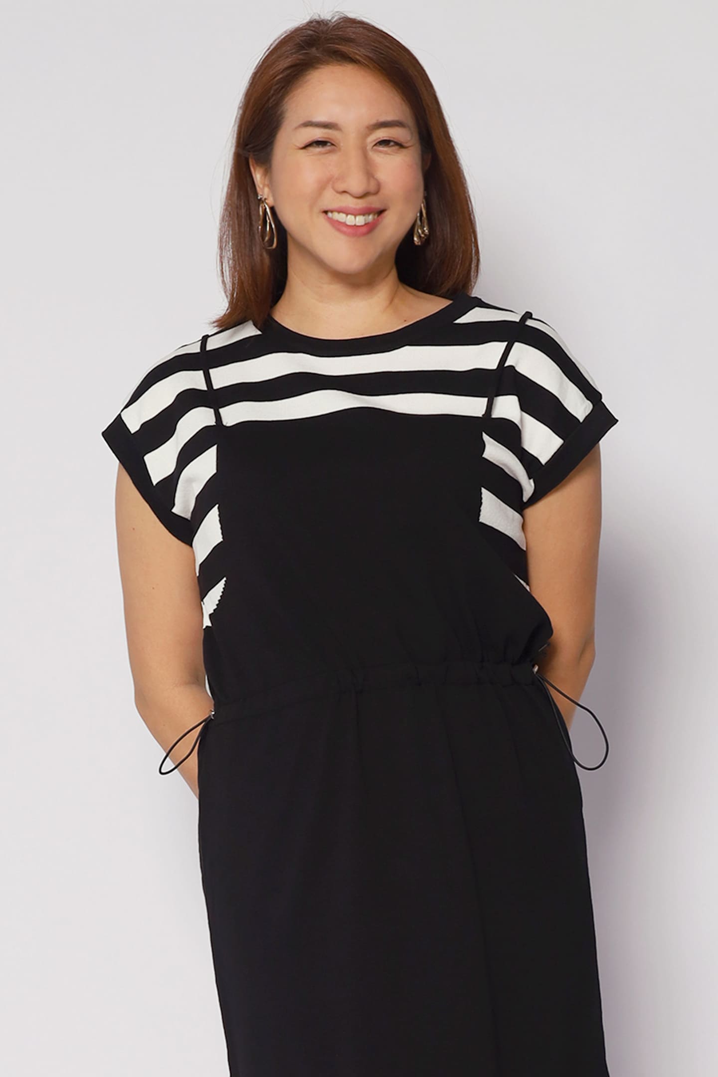Backorders Windie Knit Dress in Stripes