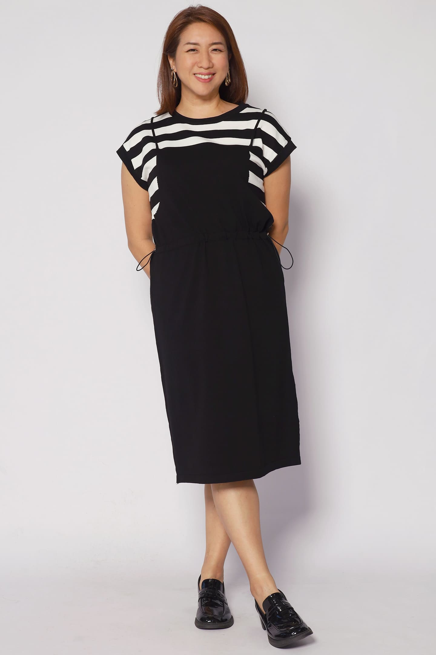 Backorders Windie Knit Dress in Stripes