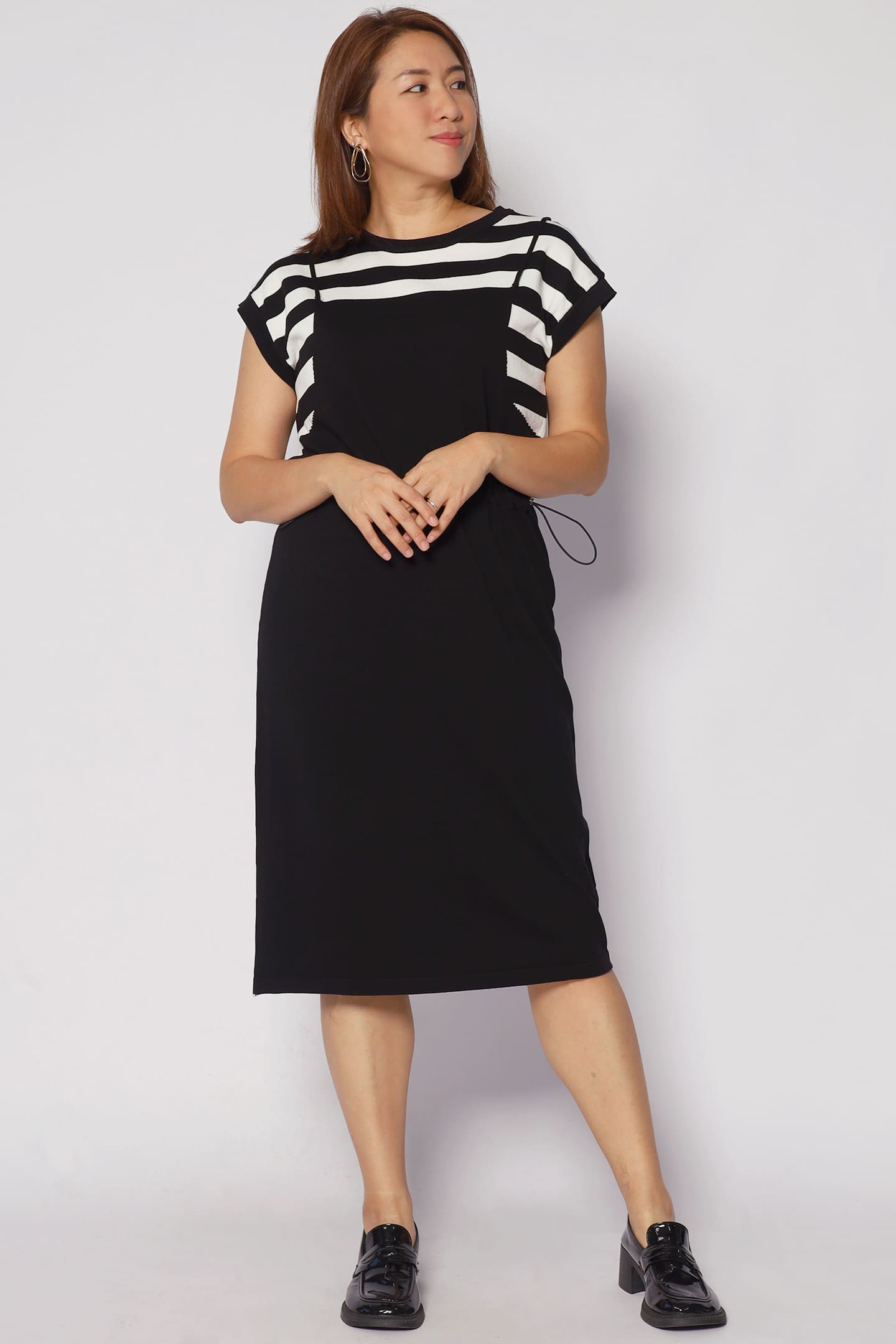 Backorders Windie Knit Dress in Stripes