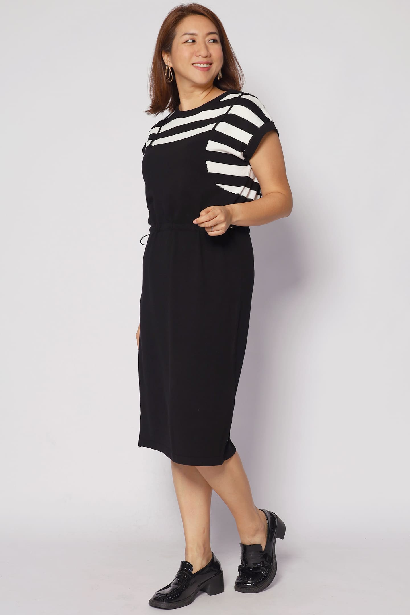 Backorders Windie Knit Dress in Stripes