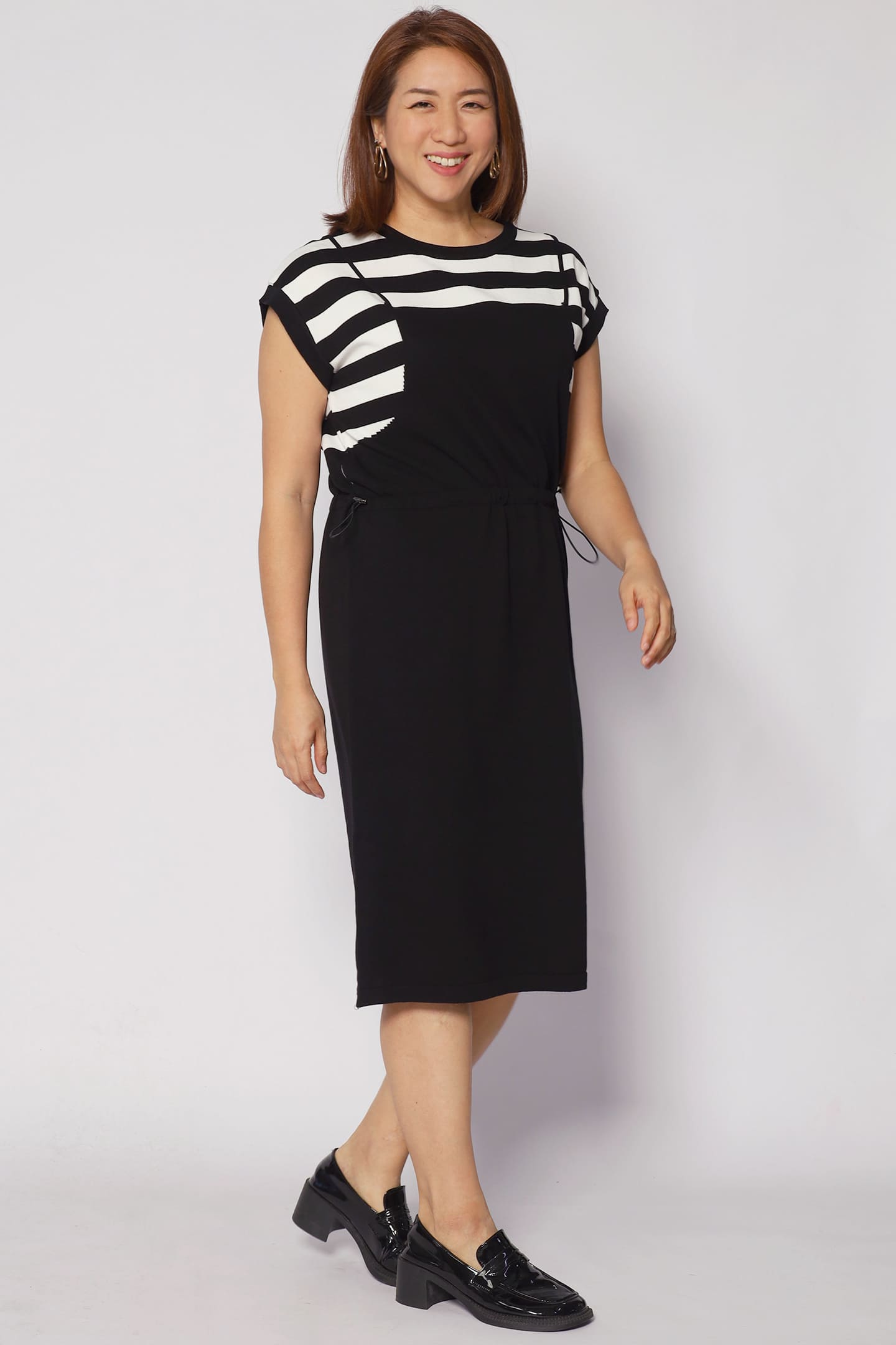 Backorders Windie Knit Dress in Stripes