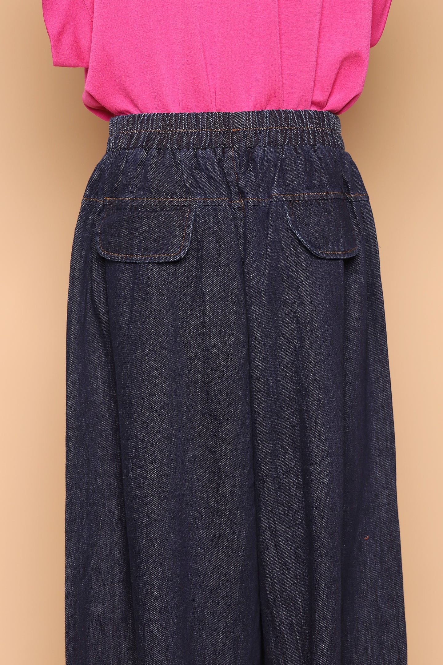 PO - Xira Denim Wide Leg Pants
