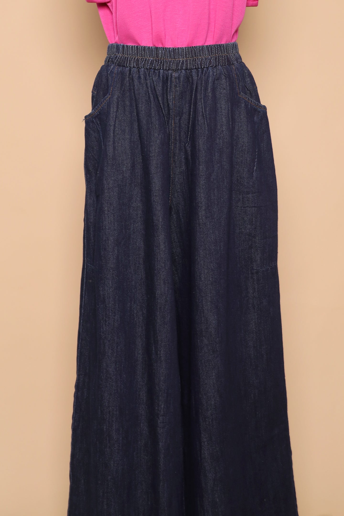 PO - Xira Denim Wide Leg Pants