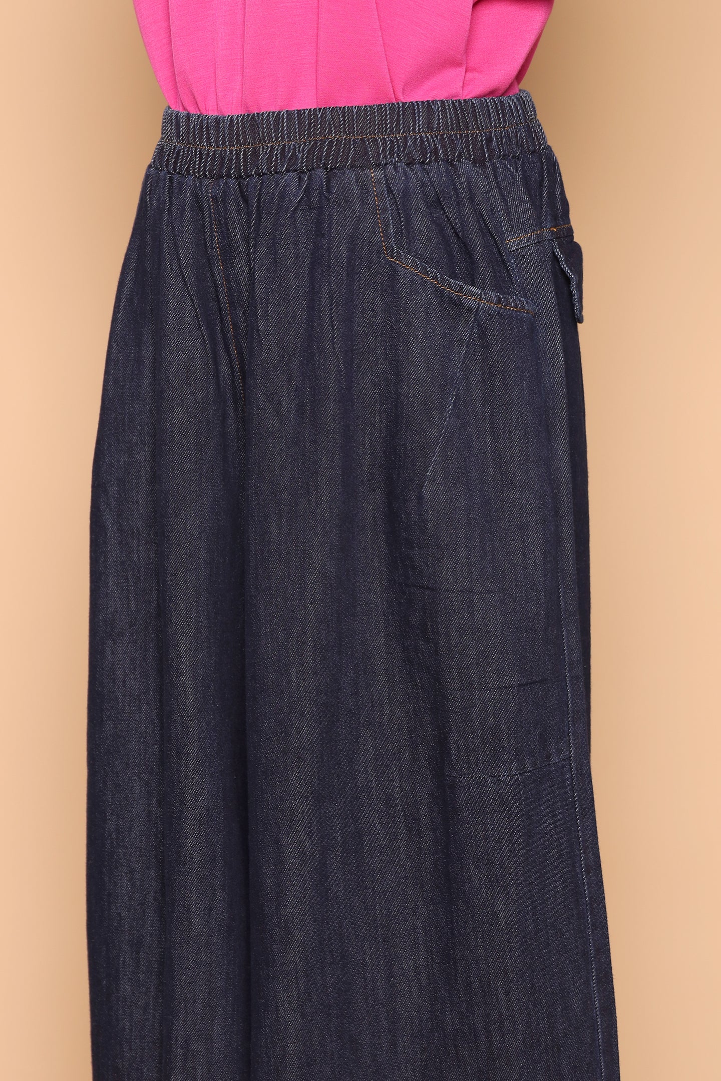 PO - Xira Denim Wide Leg Pants