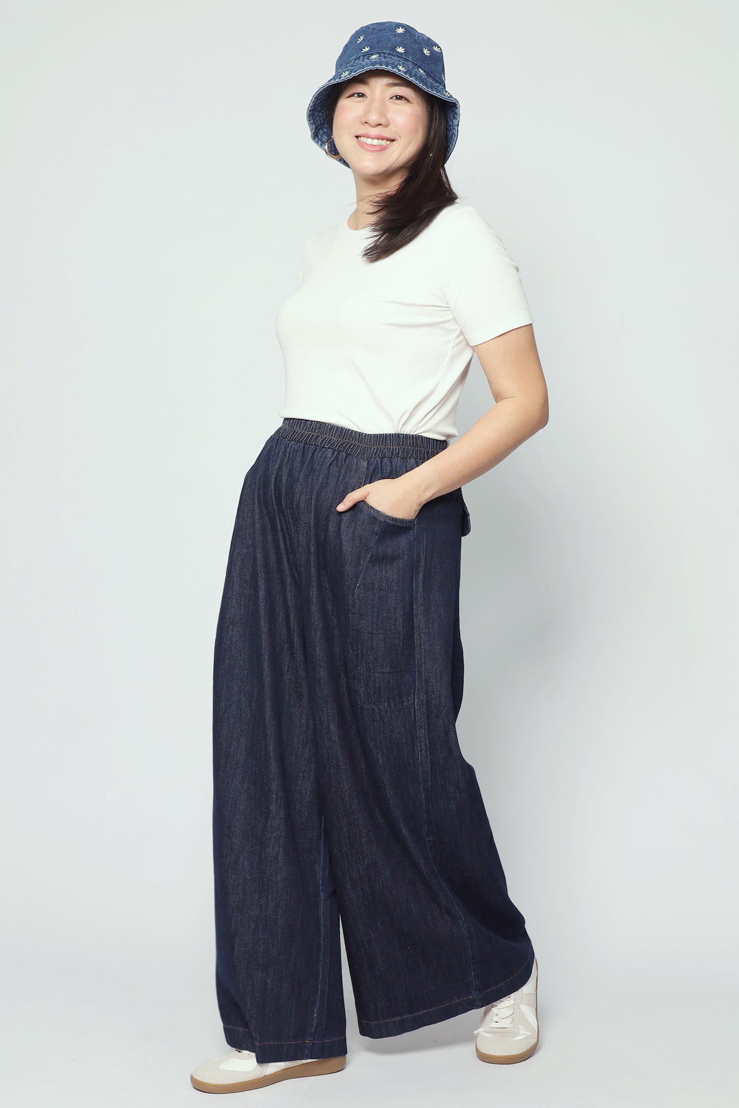 Backorders Xira Denim Wide Leg Pants